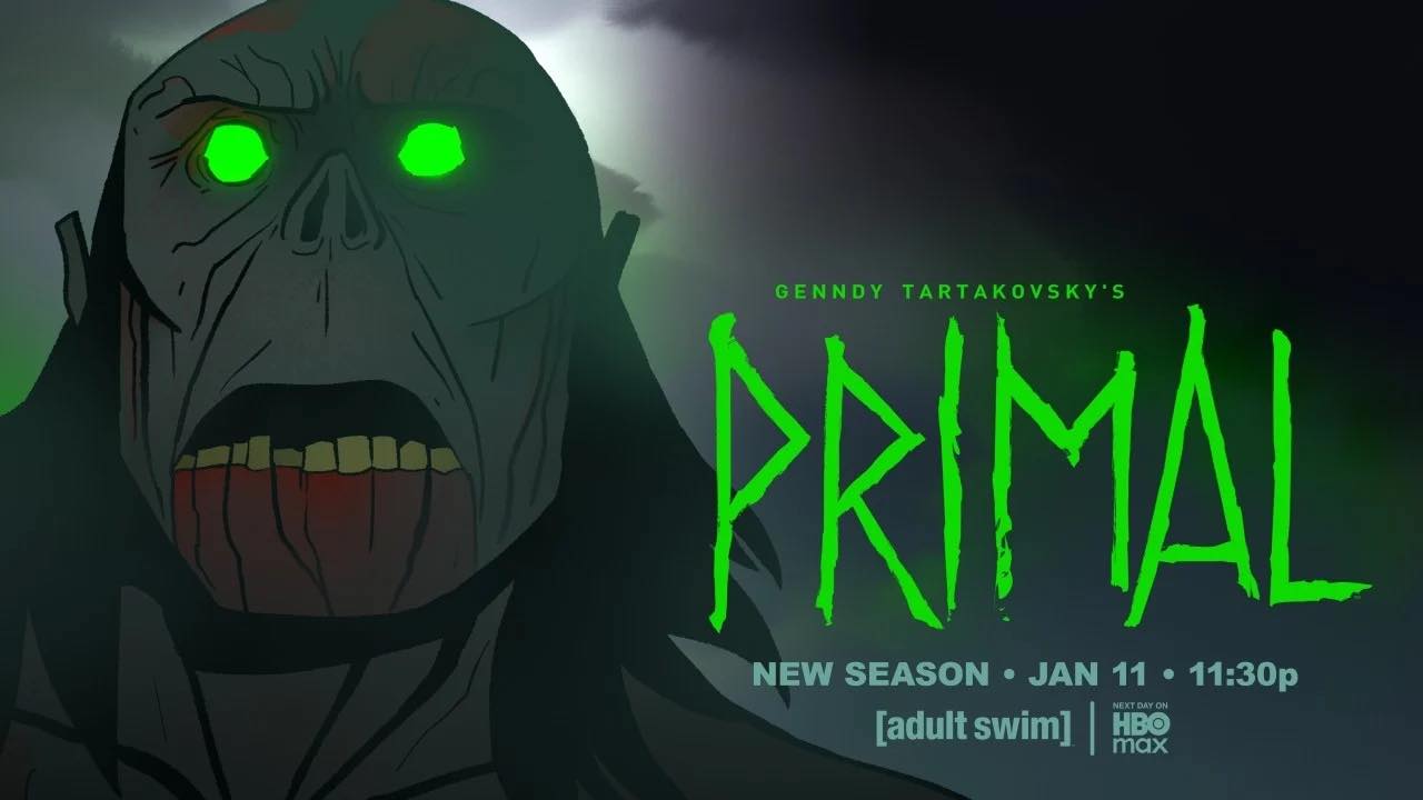 CNA - Genndy Tartakovsky's Primal Action Adult Swim: January 11, 2026 ...