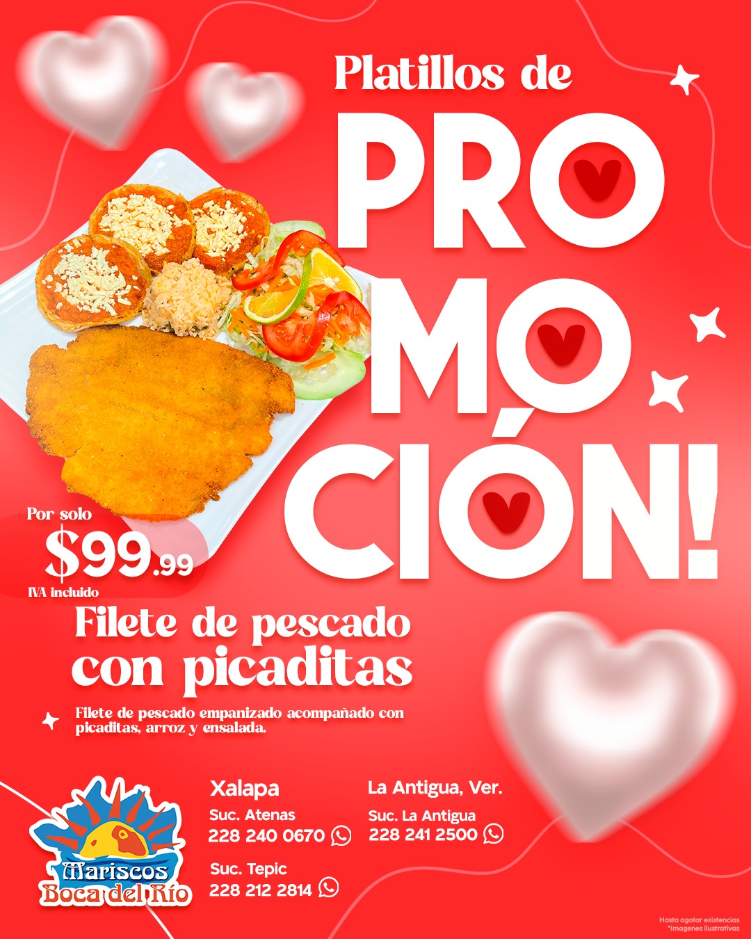 Mariscos - 💞𝗔𝗺𝗮𝗺𝗼𝘀 𝗹𝗮𝘀 𝗽𝗿𝗼𝗺𝗼𝘀!! 🫶🍴𝗙𝗶𝗹𝗲𝘁𝗶𝘁𝗼 𝗲𝗺𝗽𝗮𝗻𝗶𝘇𝗮𝗱𝗼 𝘁𝗶𝗺𝗲👌🐟🐟🐟Pregunta ...