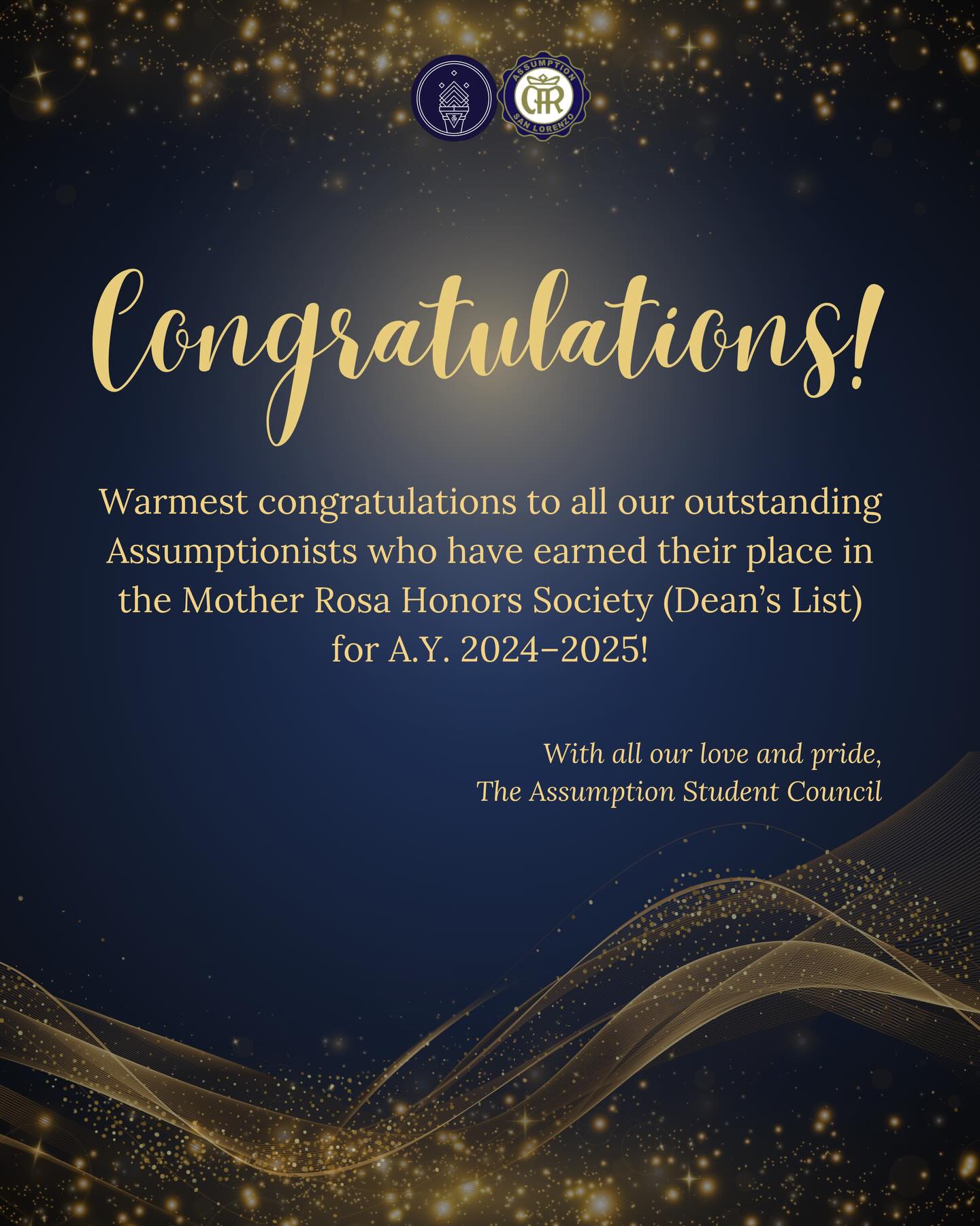 Assumption - Congratulations to our Mother Rosa Honors Society awardees ...