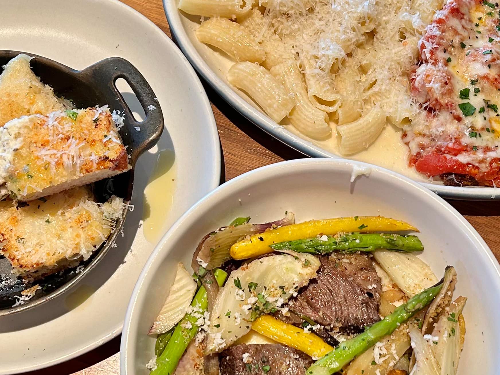Italian food at North Italia on the Rim