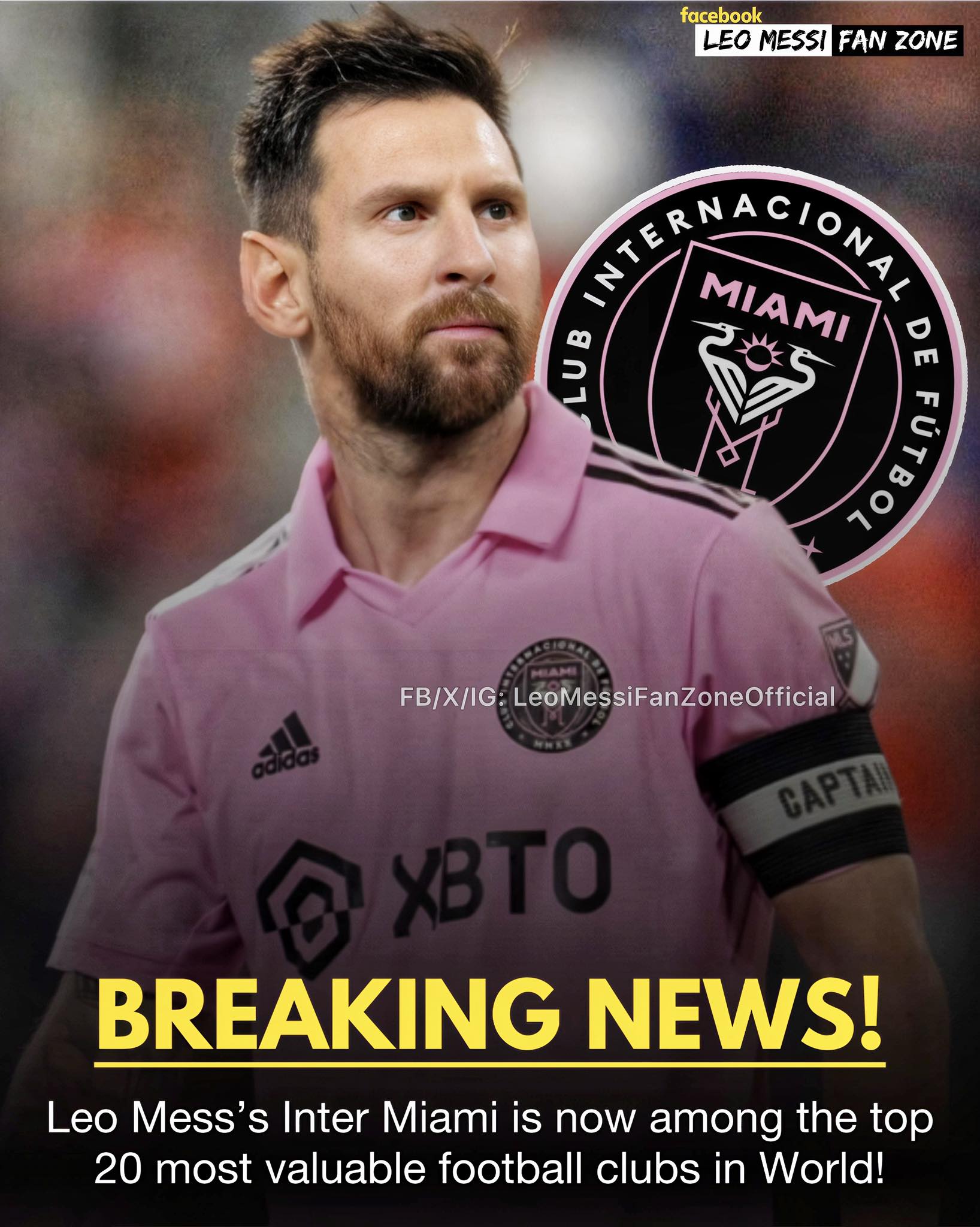 LEO - 🚨BREAKING NEWS: Leo Messi’s Inter Miami are now officially among ...