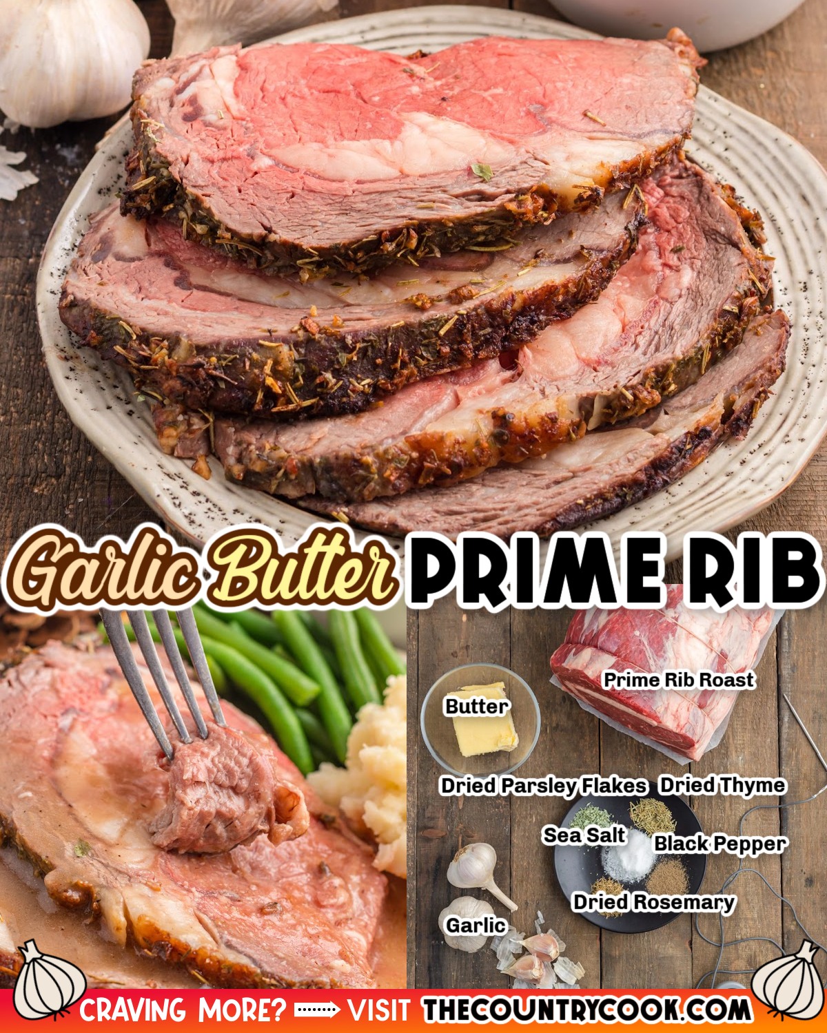 This Garlic Butter Prime Rib recipe,... - The Country Cook | Facebook