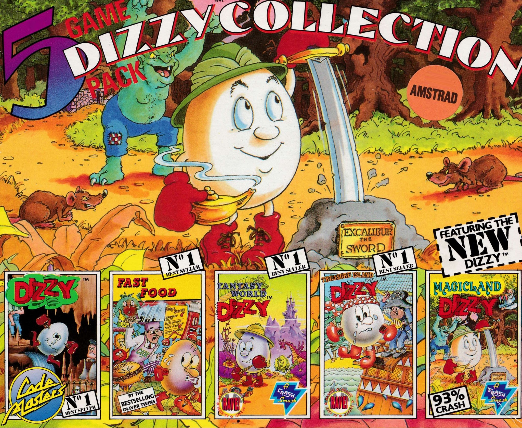 Dizzy: The Ultimate Cartoon Collection (1990) – Everyone's