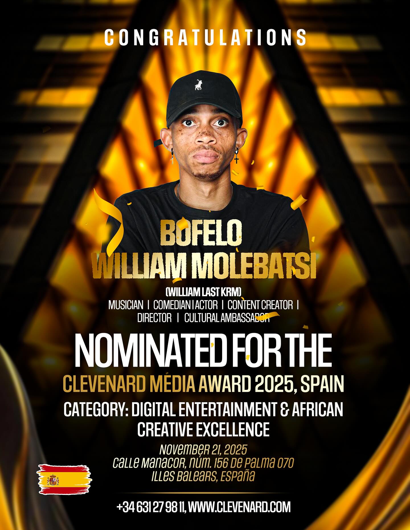 William - Tshasa Nation, let’s bring it home!!! 🇪🇸🥜 #KRM | Facebook