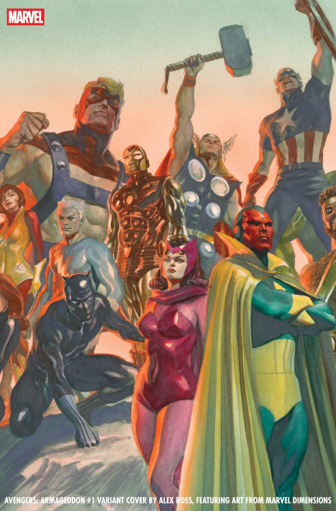 Marvel's Armageddon variant covers by Kaare Andrews and Jerome Opena