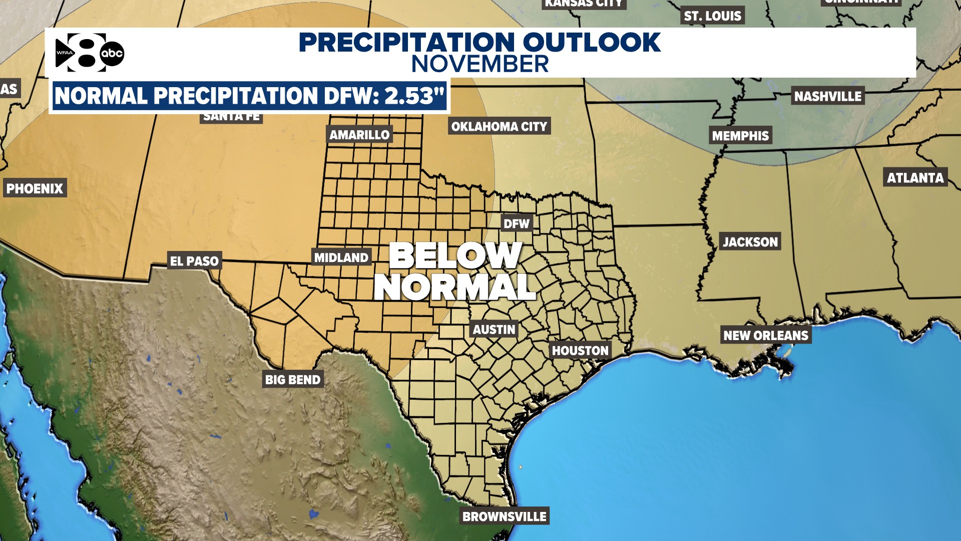 Pete - The November outlook is drier and warmer than normal. With La ...