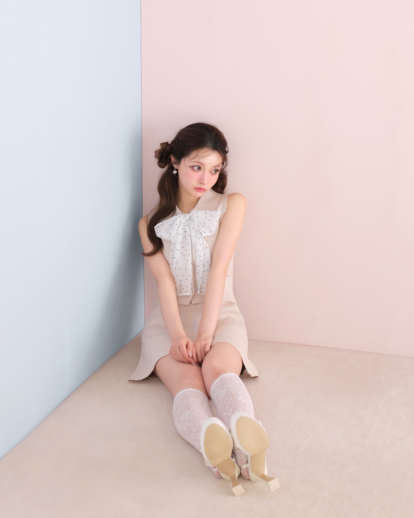 M me eme POP-UP ノベルティーリボンバックエムミーエメ