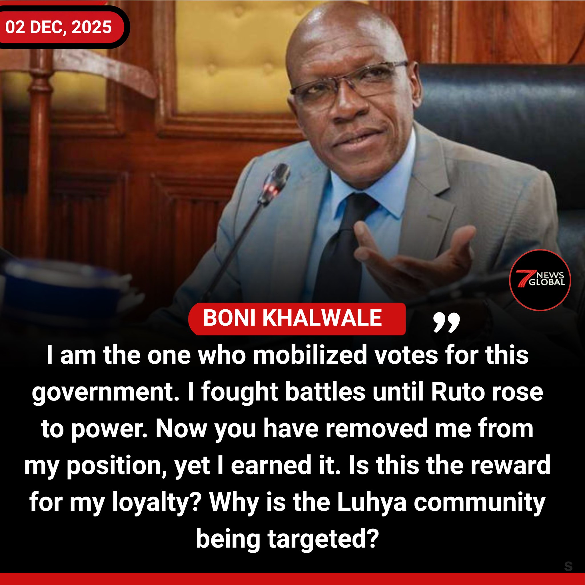 7 News Global - I am the one who mobilized votes for this... | Facebook