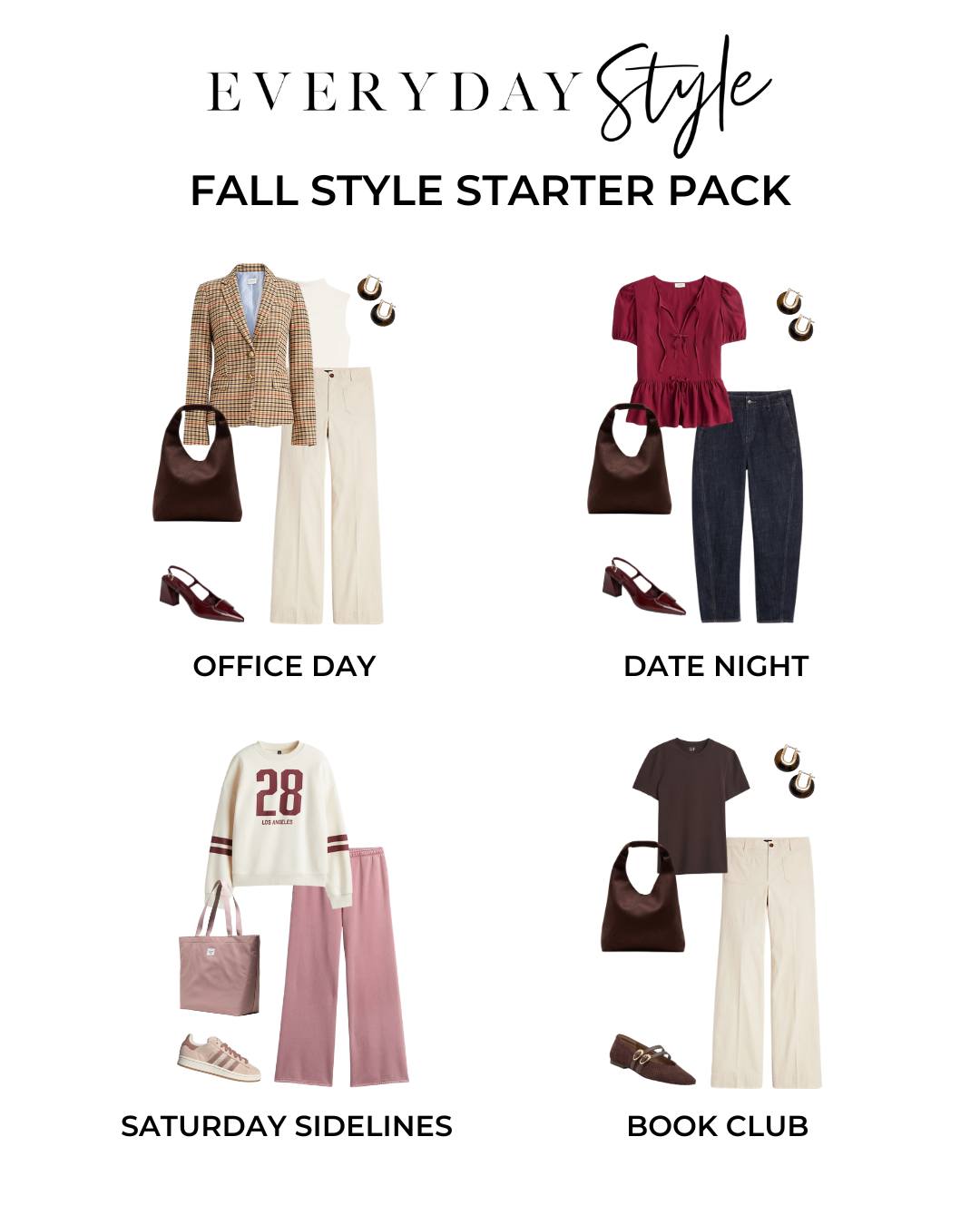 Everyday - Your Ultimate Fall Style Starter Pack is here! Which outfit ...