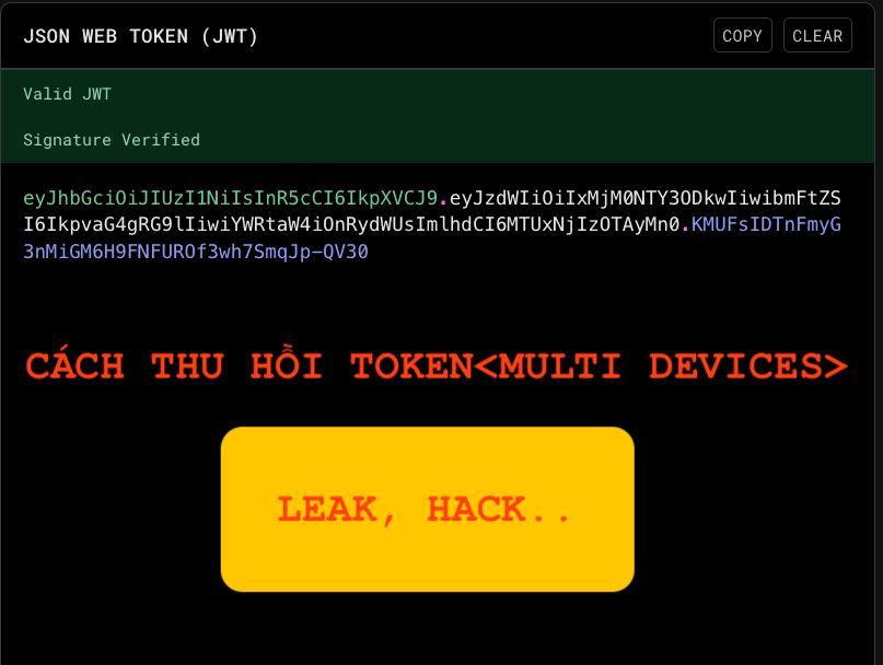 Tips - SECURITY - JWT 👇👇👇👇 AN TOÀN LÀ NHIỆM VỤ CỦA BE: CÂU CHUYỆN THU ...
