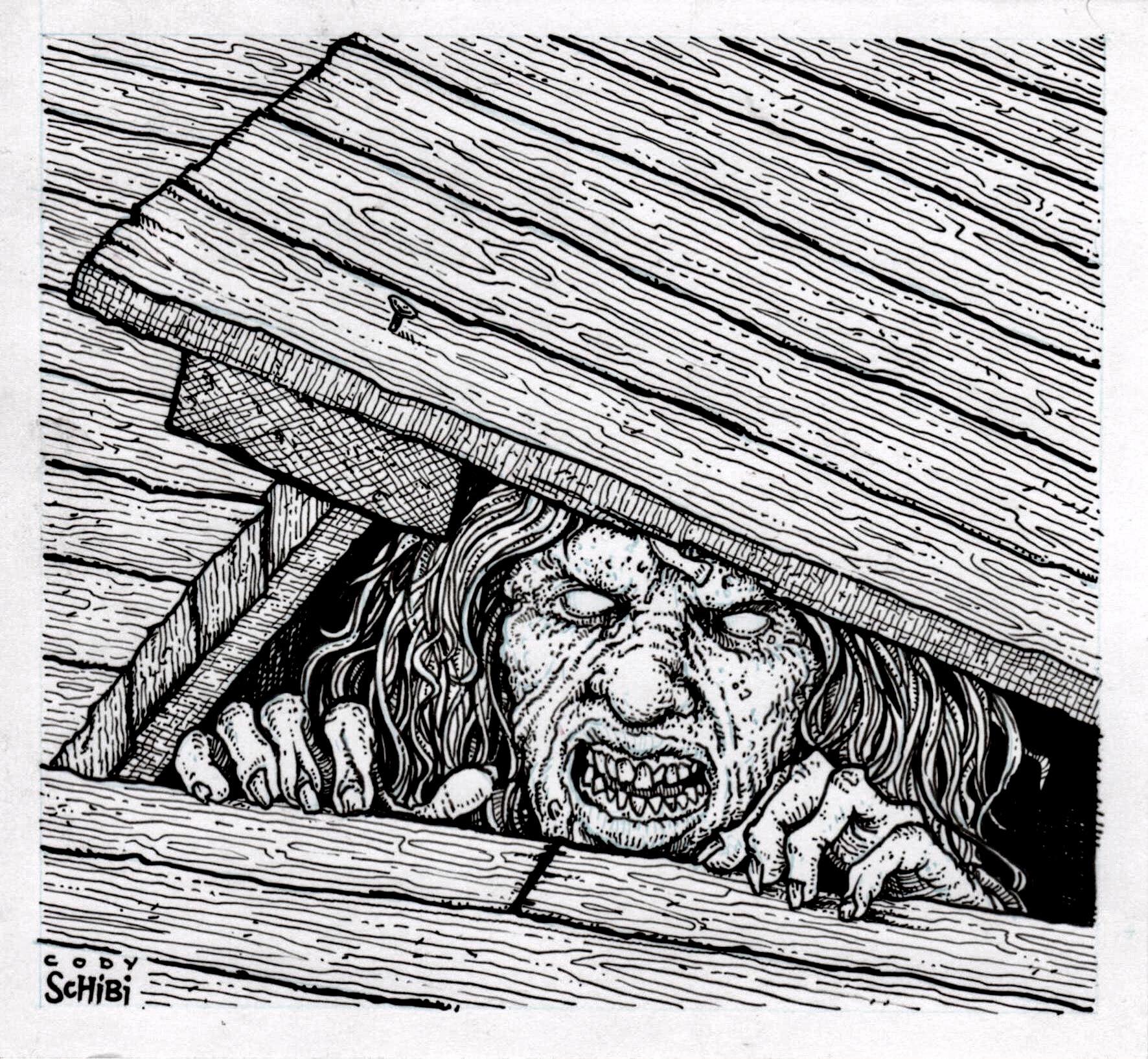 Drawing - Sam Raimi’s THE EVIL DEAD was released on this day in 1981…♥️ ...