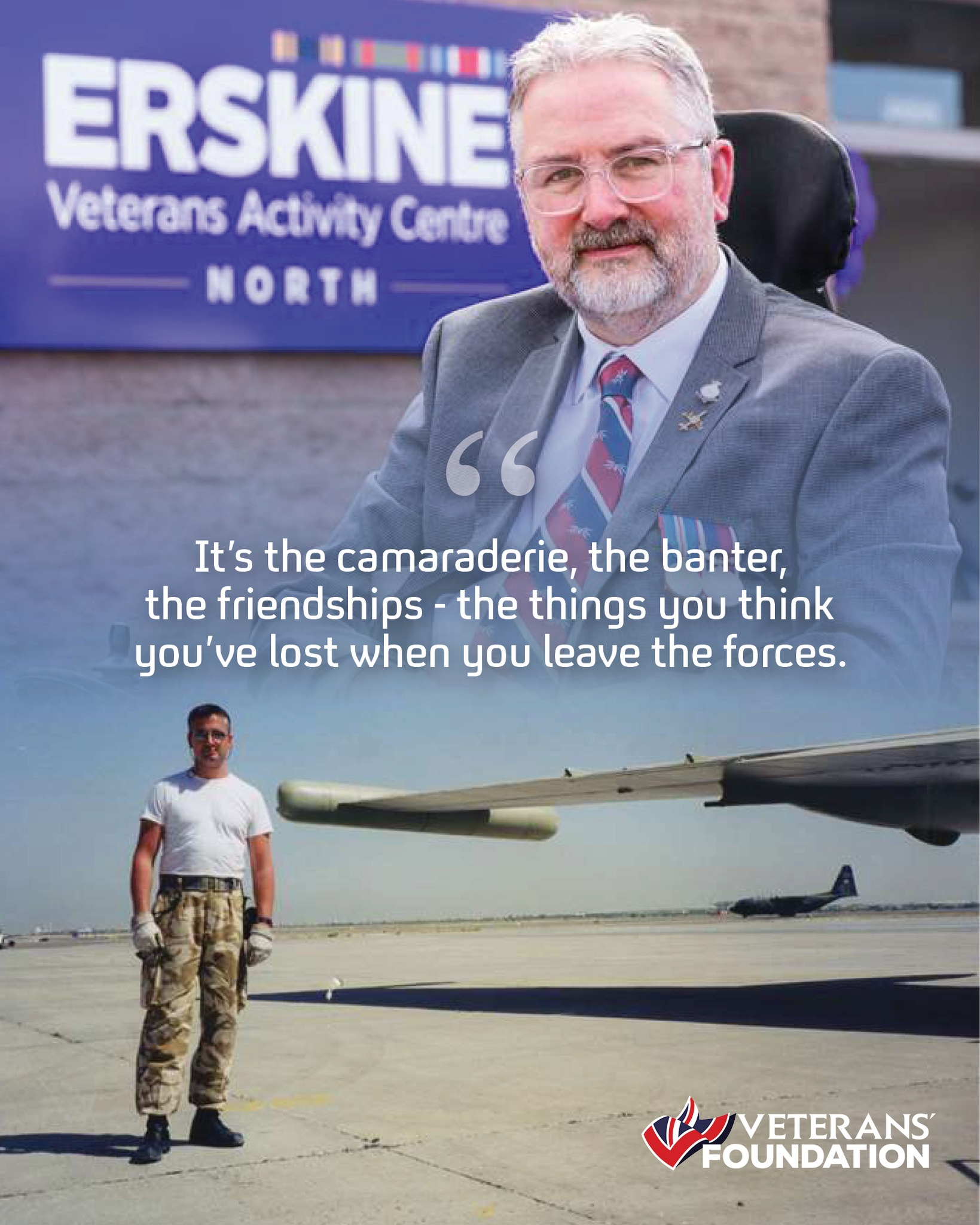 Veterans' - After leaving the RAF, Steven felt forgotten and isolated ...