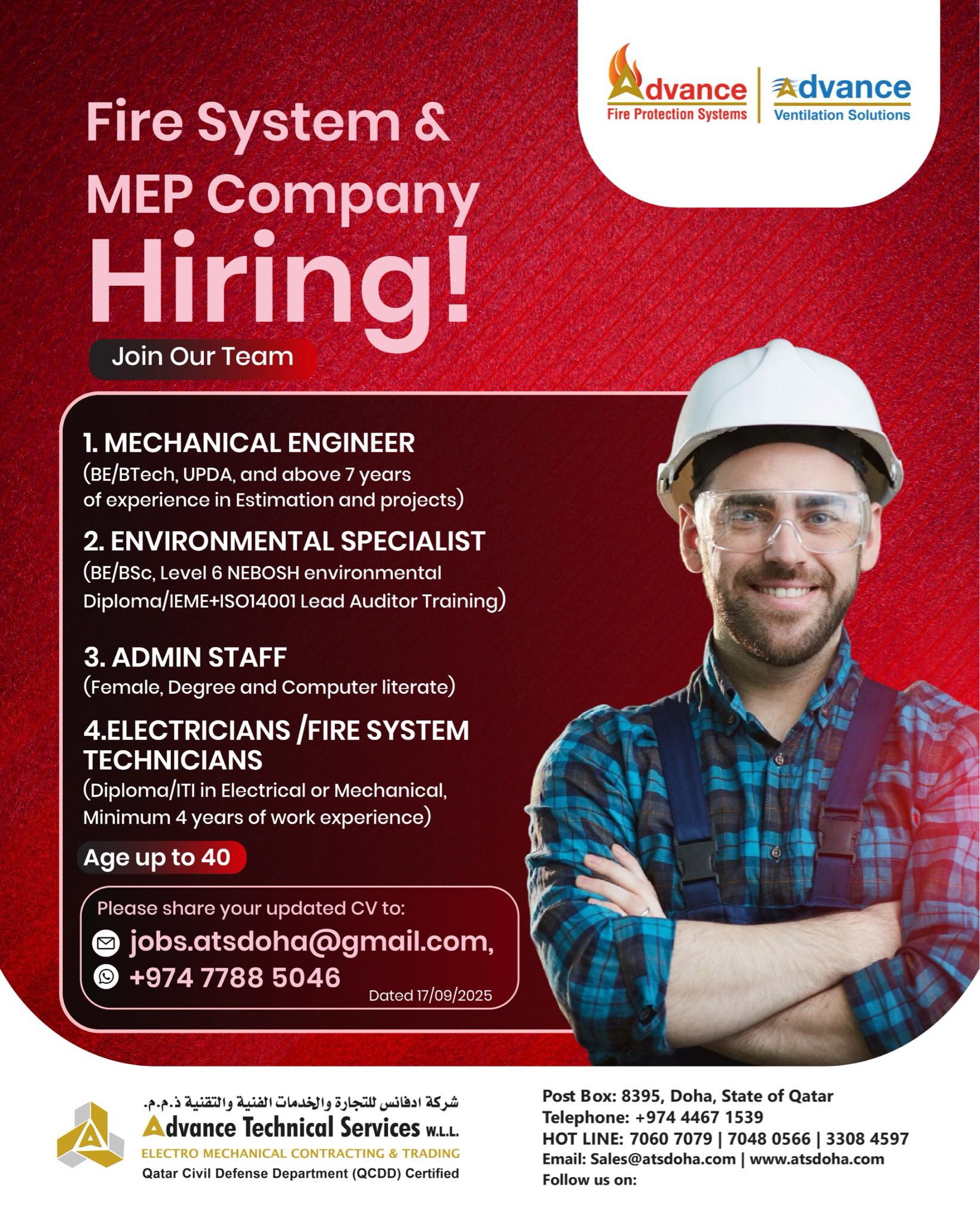 Advance Technical Services Doha,Qatar - Advance Fire Protection System ...
