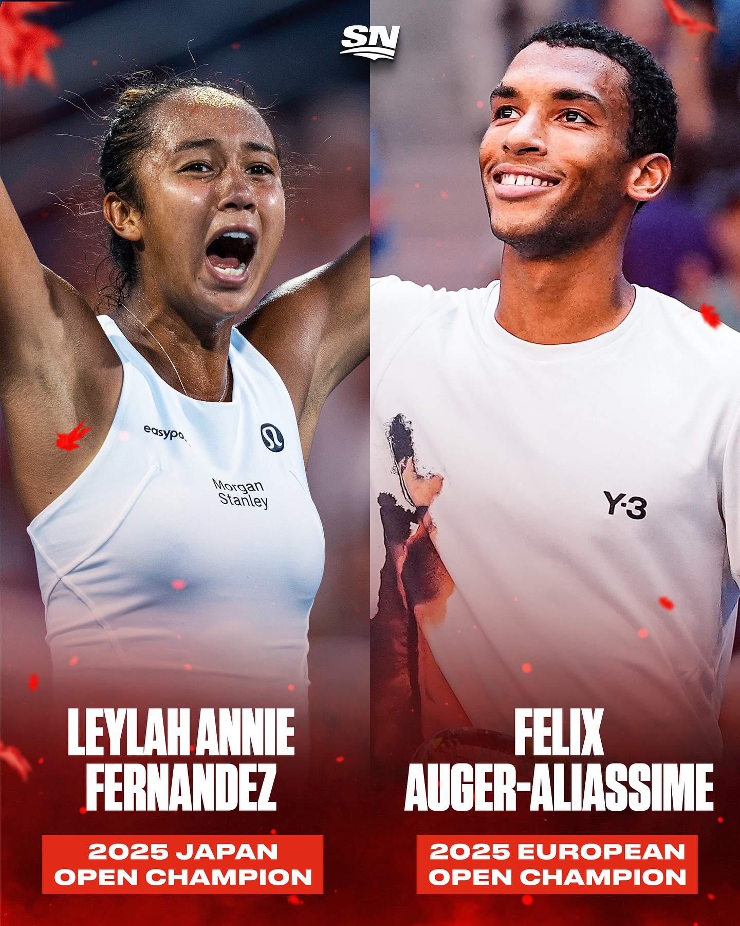 Sportsnet - What a weekend for Canadian tennis! 🏆🏆 Leylah... | Facebook