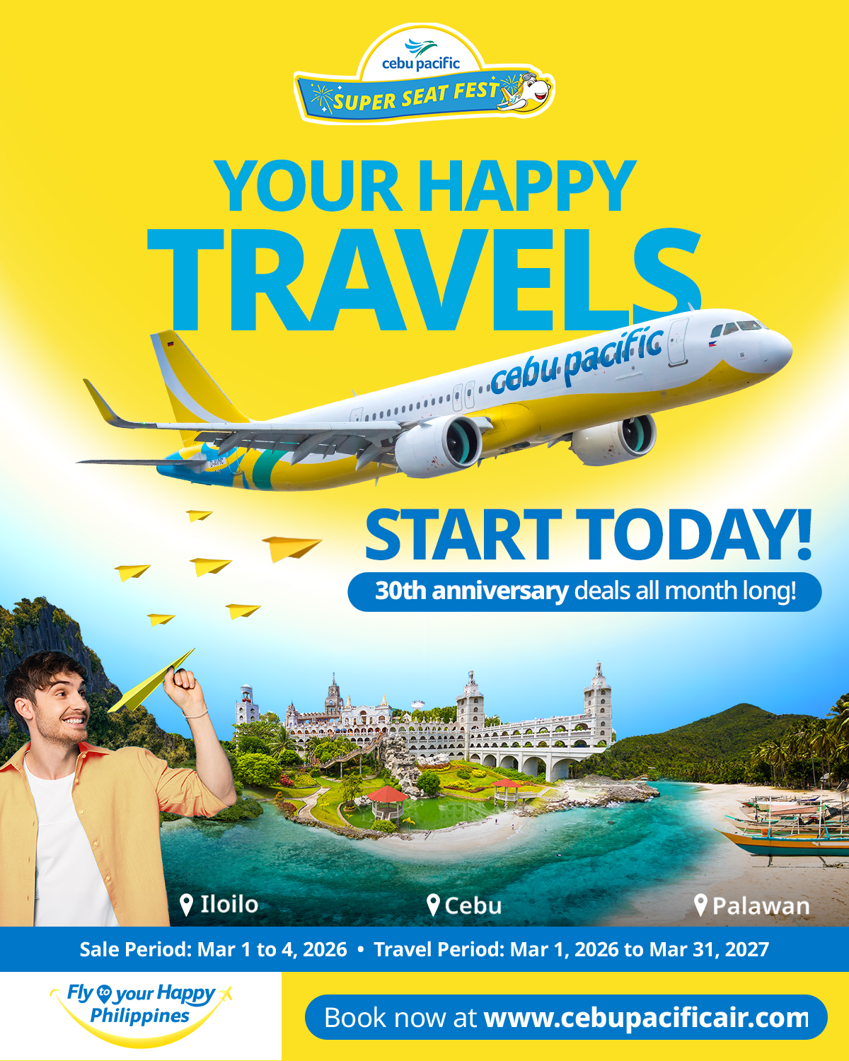 The best time to fly to your happy... - Cebu Pacific Air | Facebook