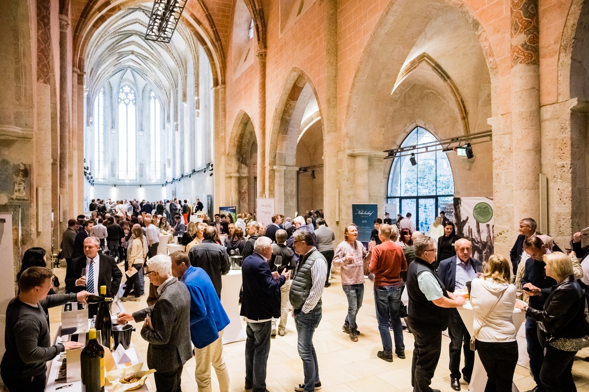 Weinmesse i Verkostung