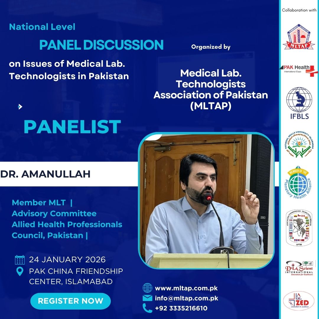 Medical Lab. Technologists Association of Pakistan - MLTAP