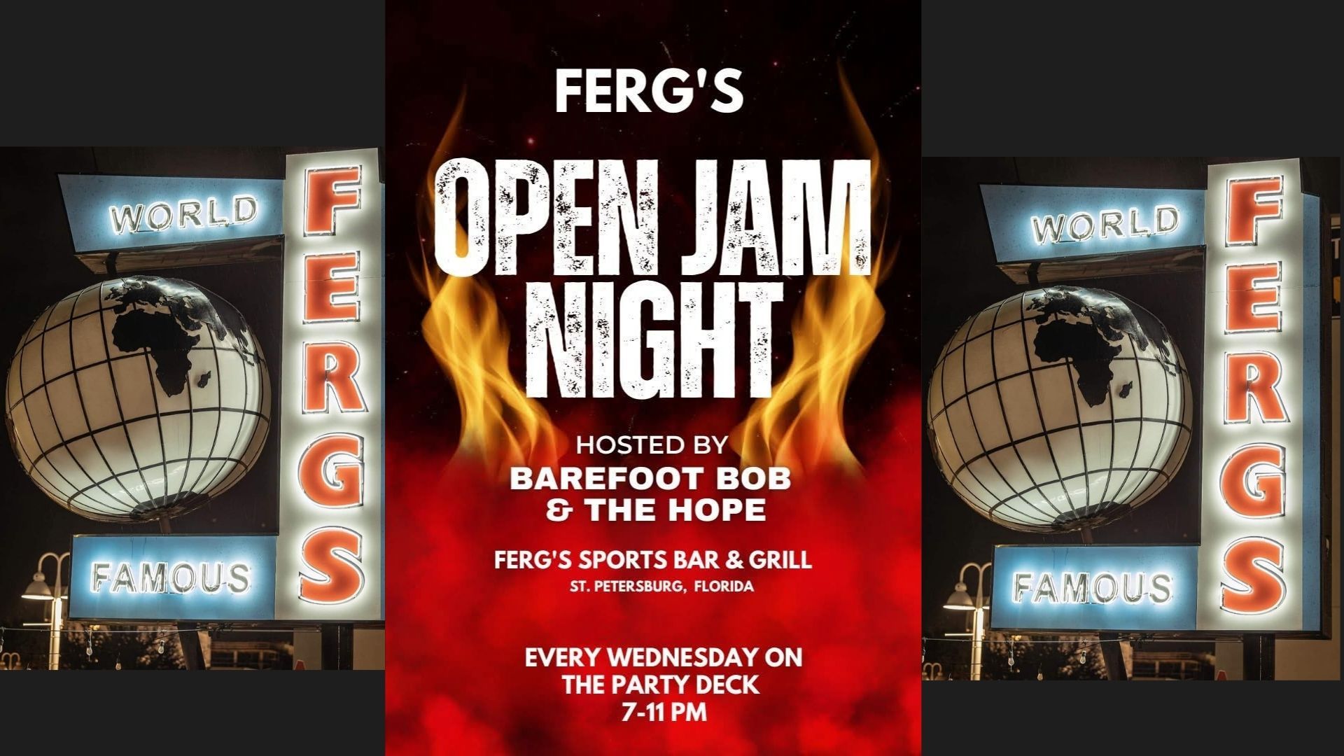 OPEN JAM NIGHT EVERY WEDNESDAY