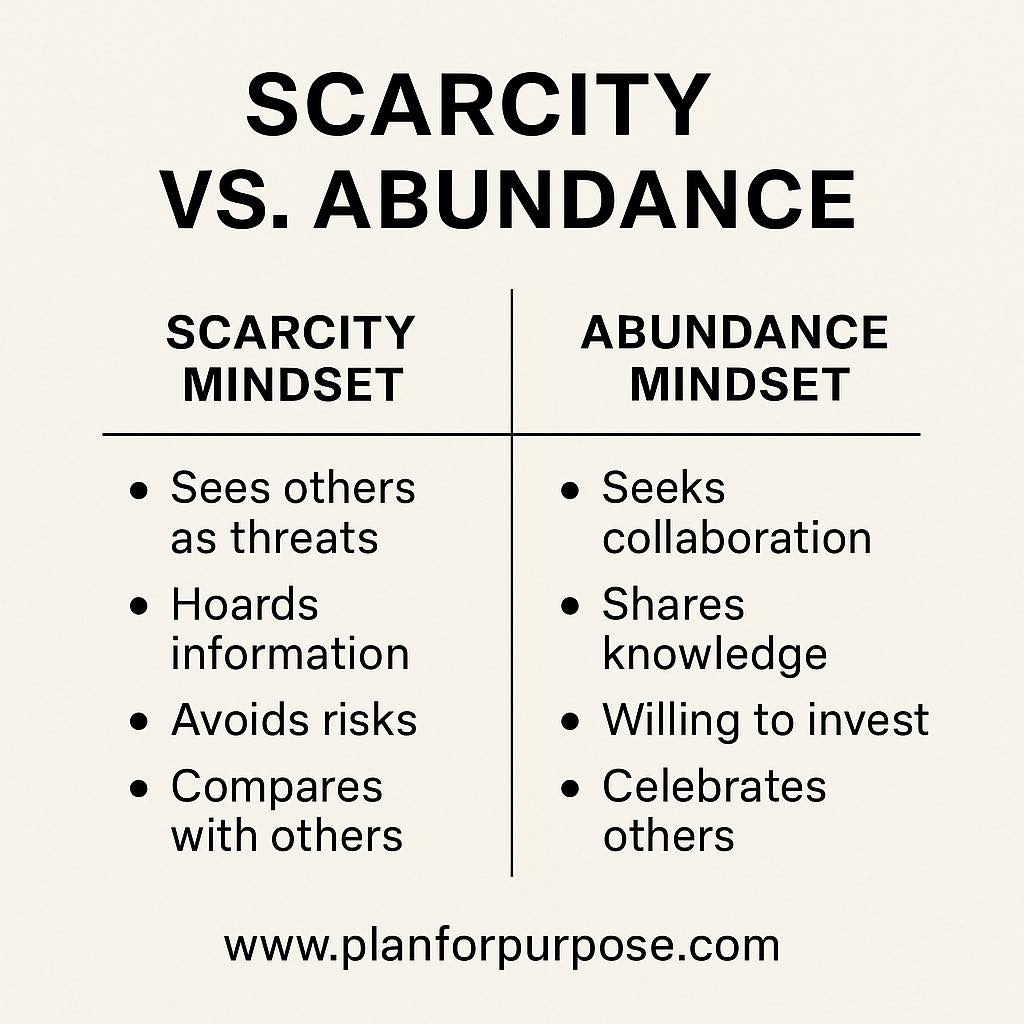 Want an abundant life? Change your thinking! The opposite of