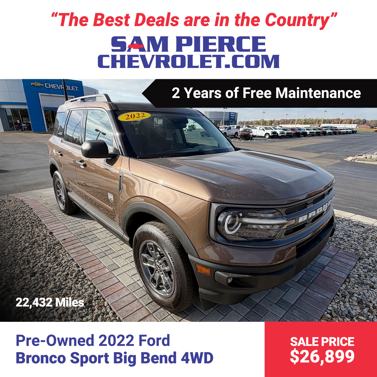 Sam - There are more than just Chevy’s in the Country! Test drive a ...