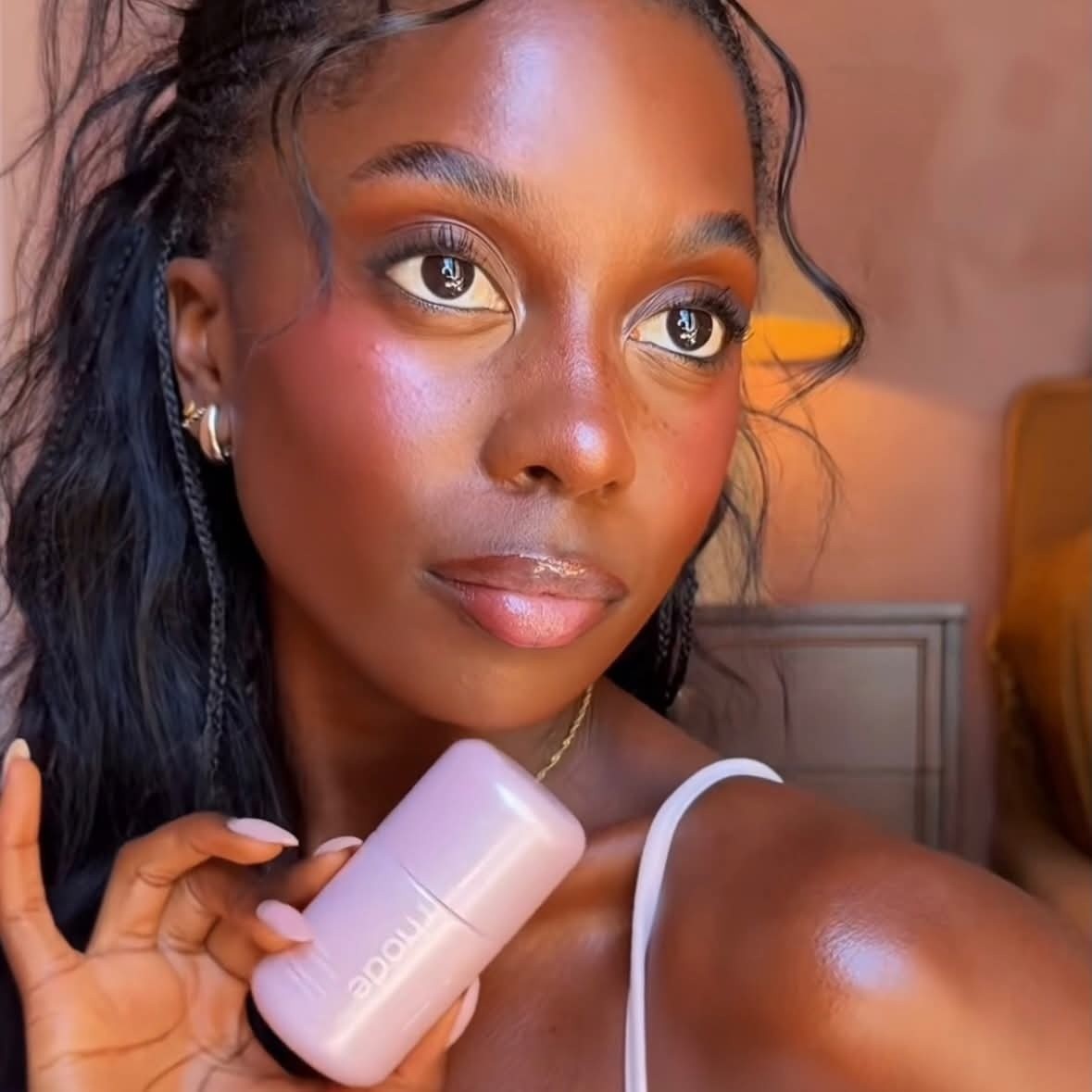 Rhode Highlight Milk in 01 (pearly pink) TT$310🥛💖 Available at
