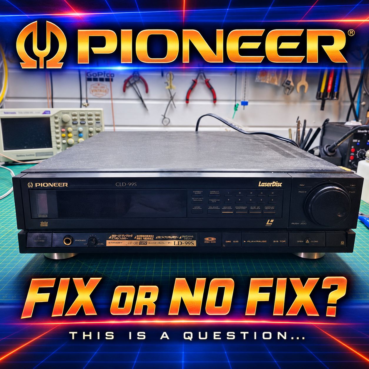 Pioneer PR7820 industrial laserdisc player history