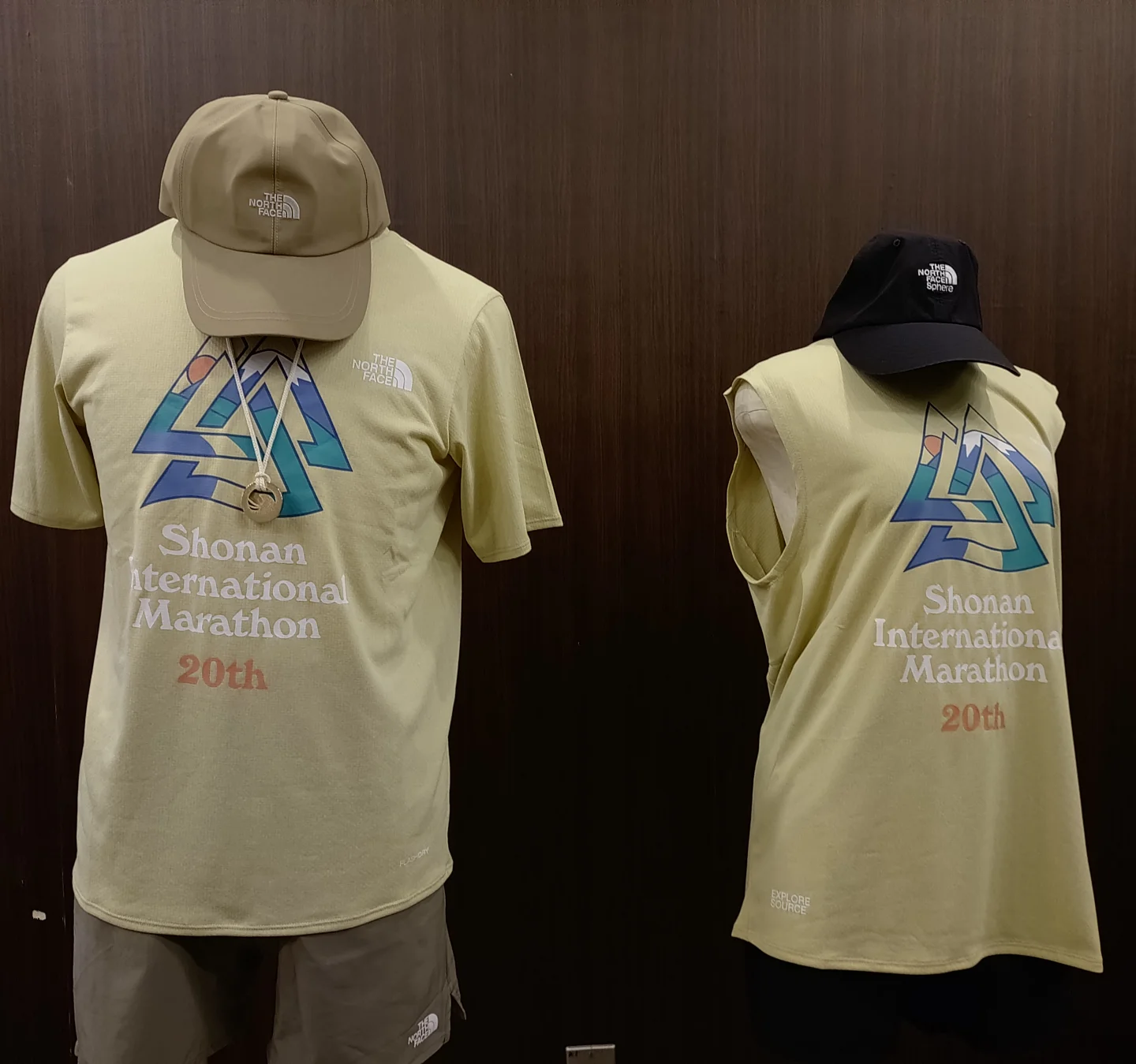 THE NORTH FACE Mサイズ Tシャツ ダークグリーン湘南国際マラソン THE NORTH FACE Mサイズ Tシャツ ダークグリーン湘南国際マラソン THE