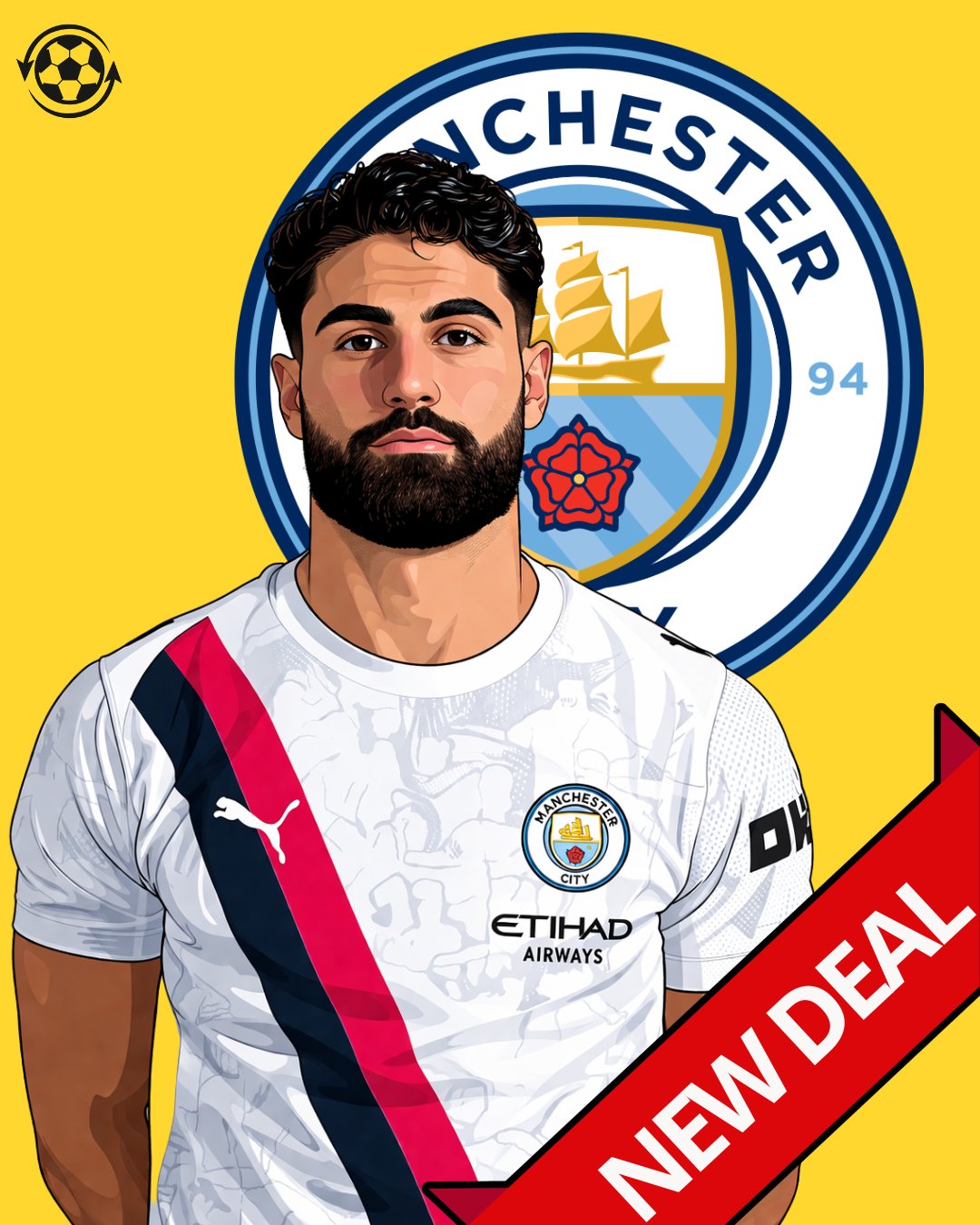 🚨 Manchester City are closing in on a new long-term agreement