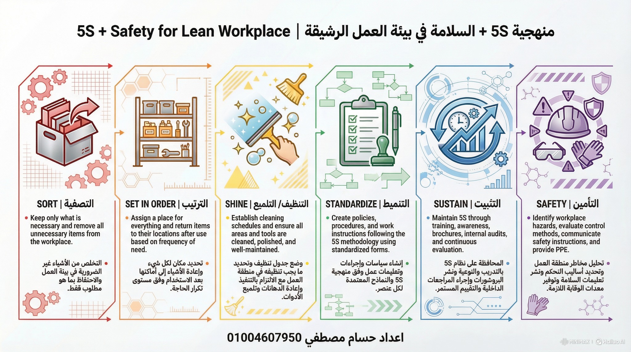 5s of lean +safety 📝 ويطلق... - Hossam Mostafa - حسام مصطفى | Facebook