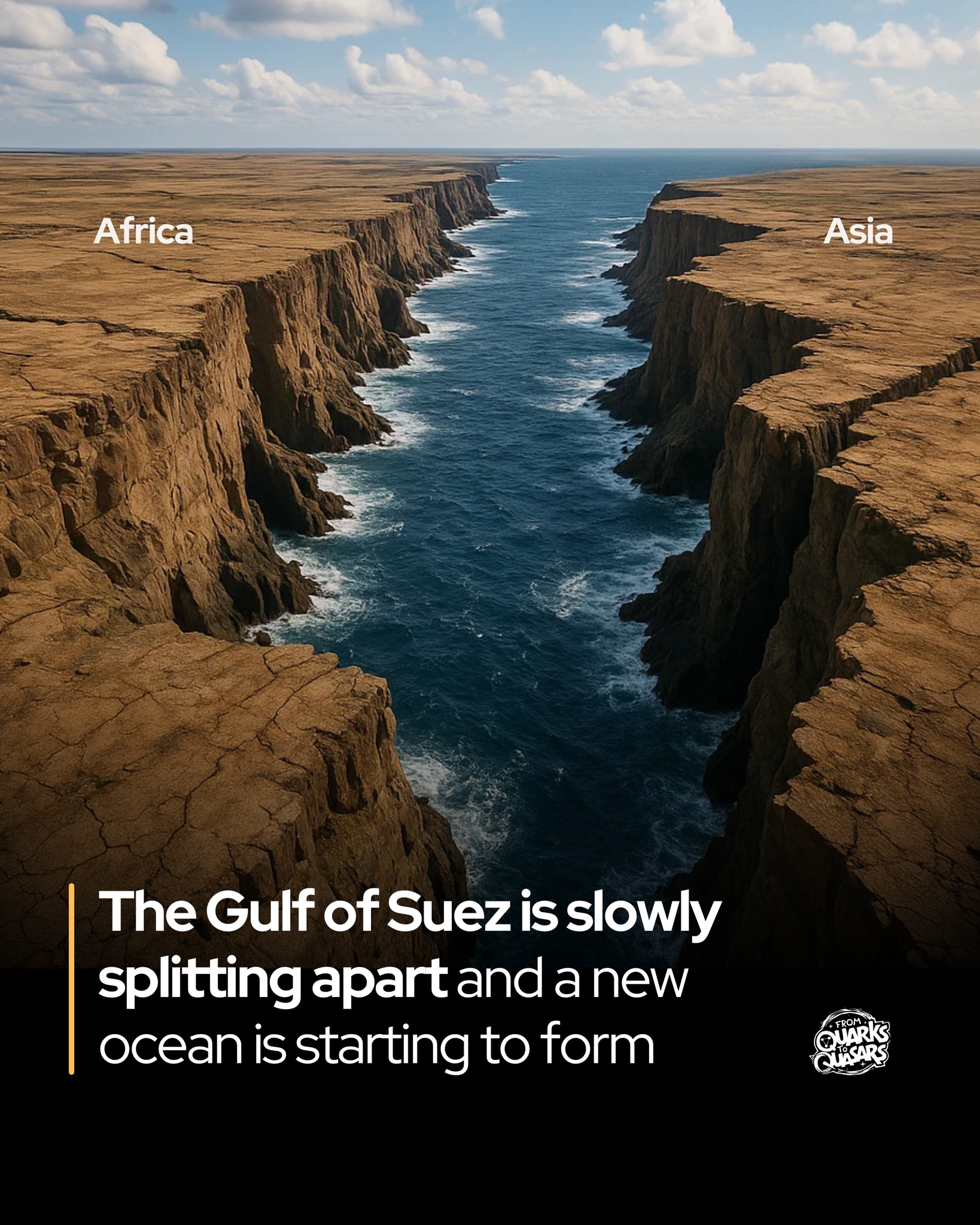 From - A gulf separating Africa and Asia is still slowly pulling apart ...