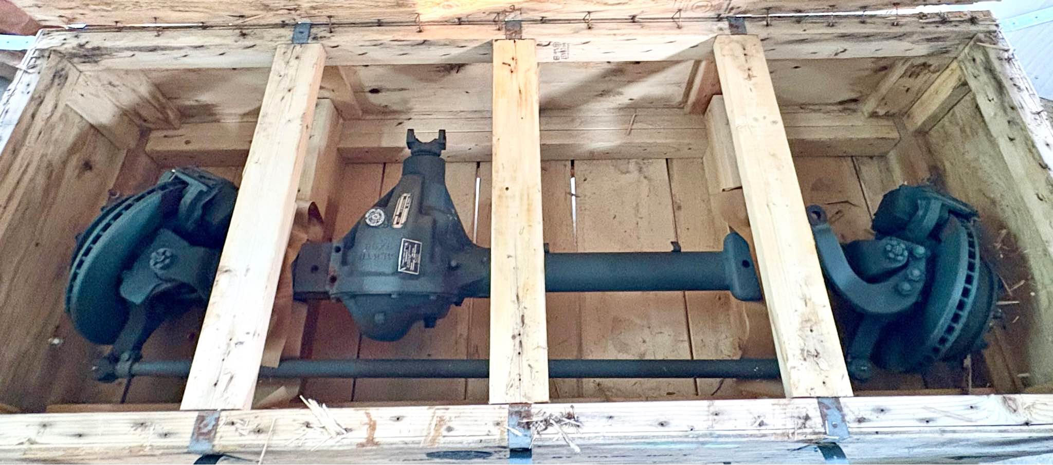Rebuilt DANA 44 HD 8 Lug M880 Front Axle Complete W/ Calipers Rotors ...