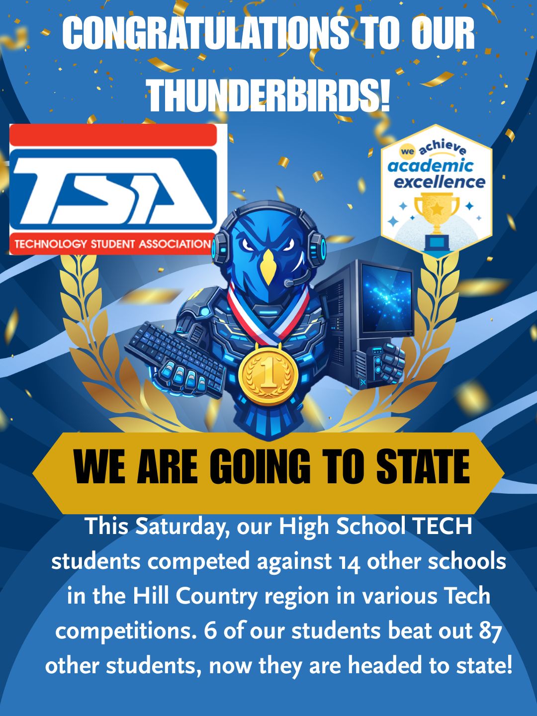 IDEA - 🎉🤖 Huge Congrats to the RRT Thunderbirds! 🏀🎉 So proud of our ...