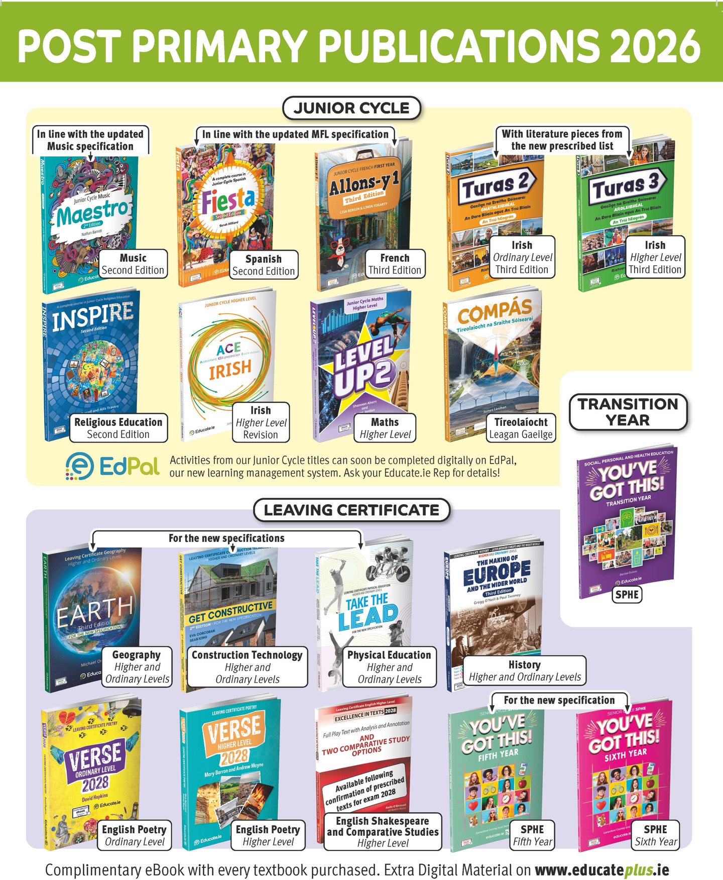 Educate.ie - We are delighted to reveal our new titles for... | Facebook