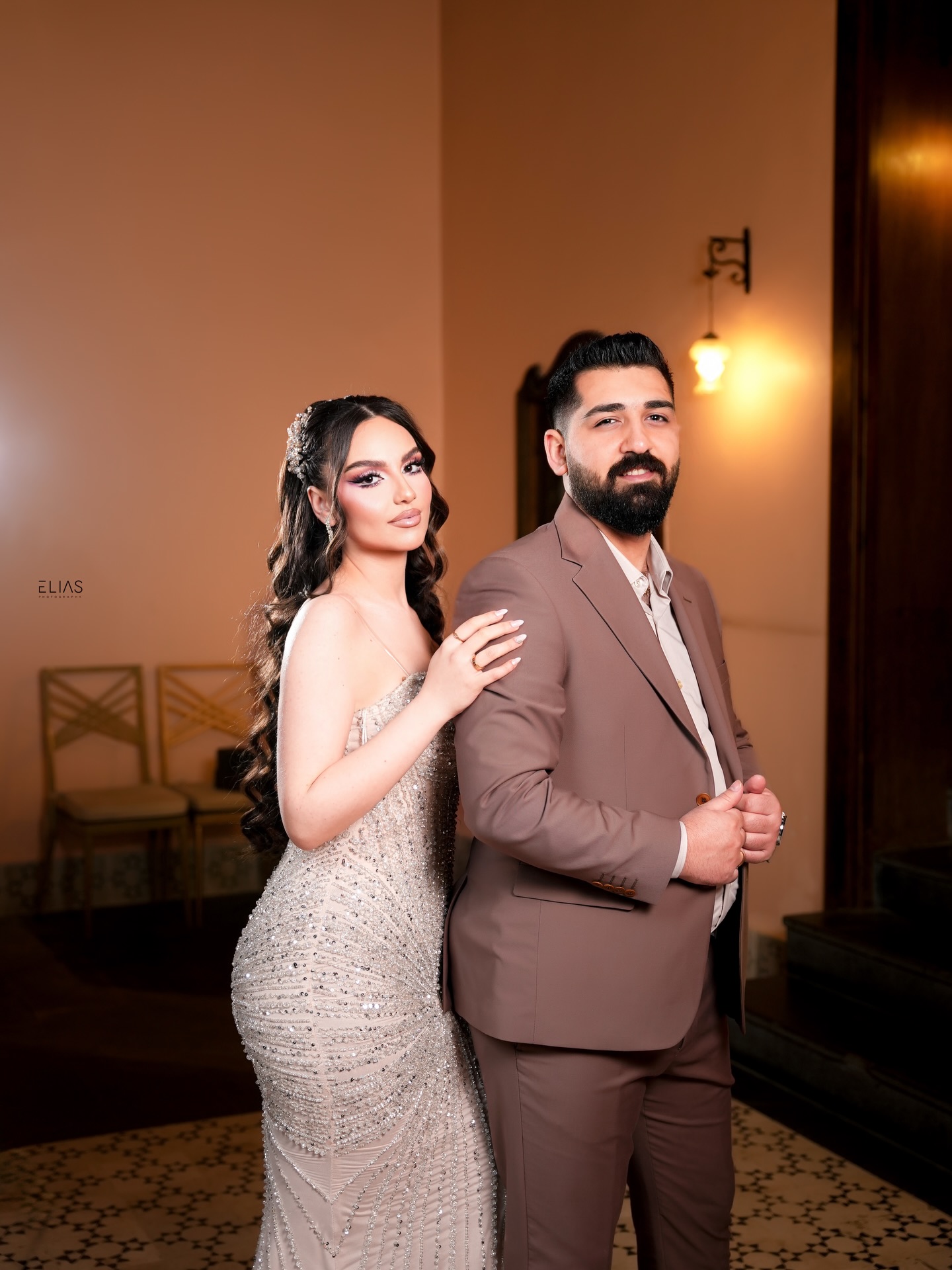 issa engagement dress day✨✨❤️ Congratulations 🥂 &Maya Makeup by @zeen_alashkar_makeup ✨❤️ Hair style by @yousef_a_hamoud ✨❤️ @salonlove3 . . . . . . . #فولو #خطوبة #fyp #makeup #follow Coachella outfit Wedding Baby Blue Lovers and COLOR:Ivory