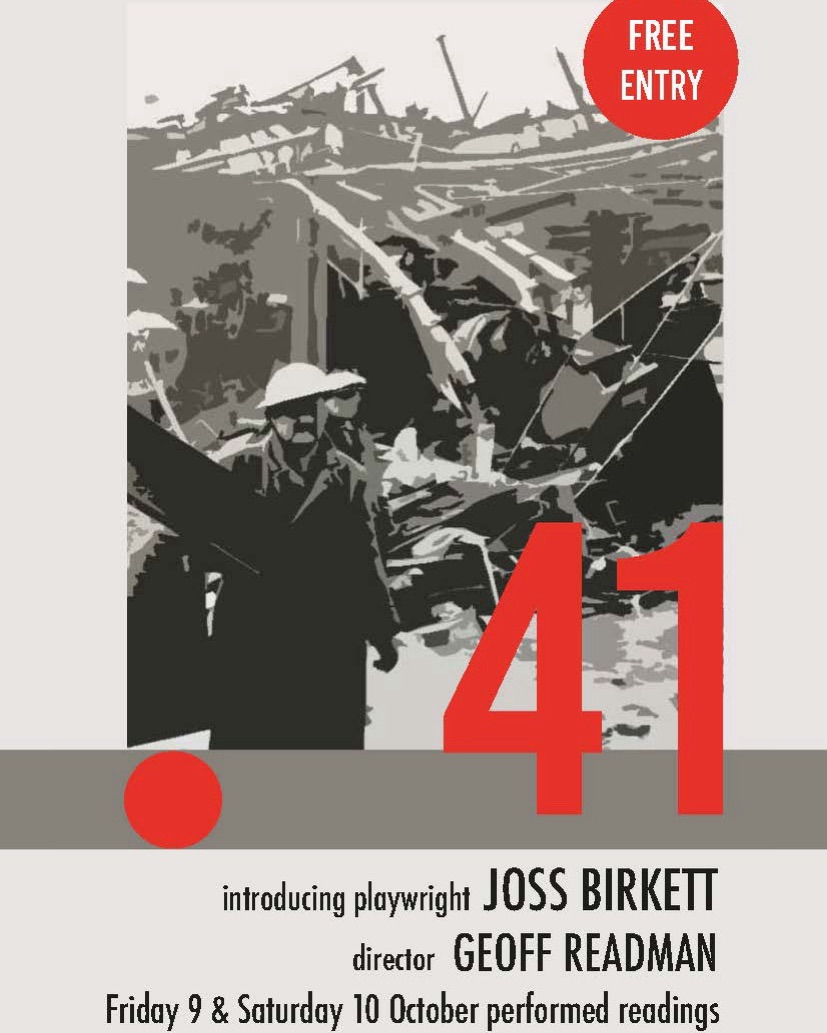 41 - a rehearsed reading of a new play about the 1941 bombing of ...