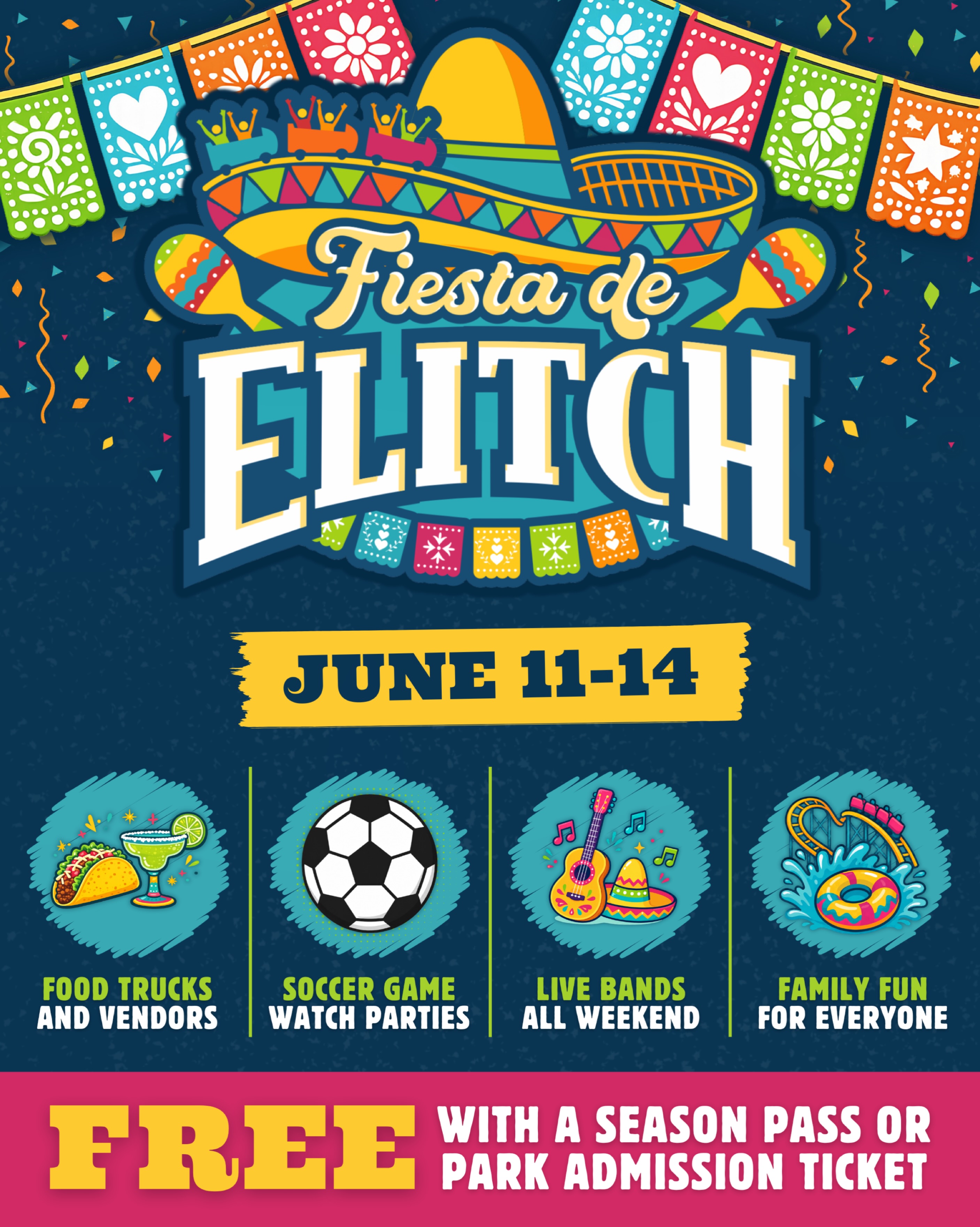 Get ready for four days of music, food and family fun at Fiesta de 