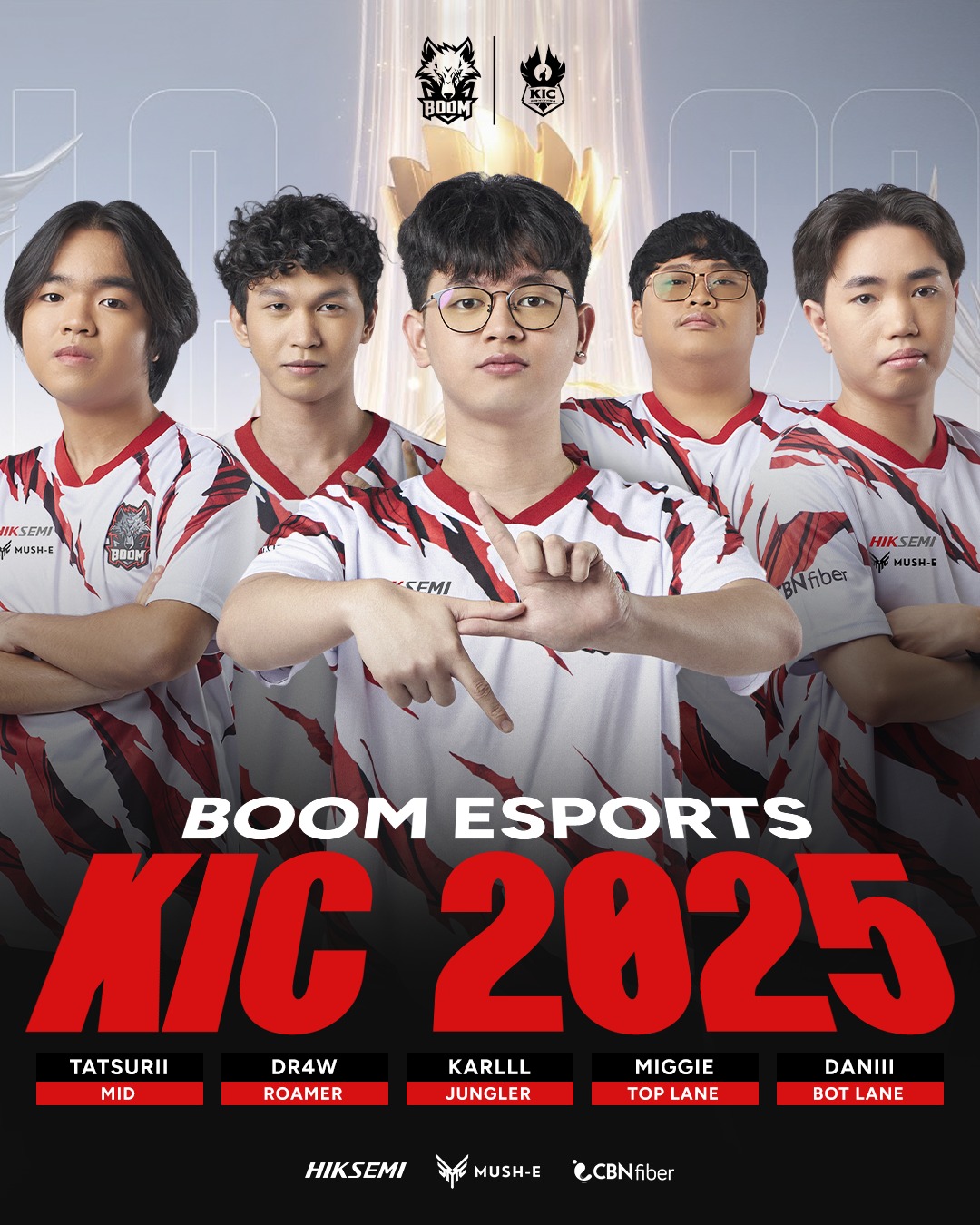 BOOM Esports - New Lineup and New Spirit BOOM Esports HOK... | Facebook