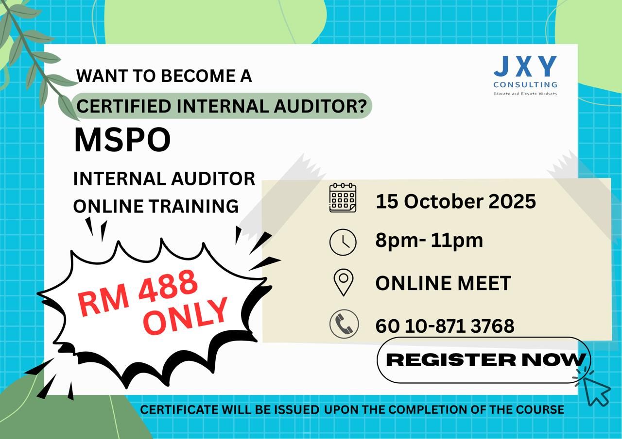 JXY - 🎯 Want to become a Certified Internal Auditor? Join our Online ...