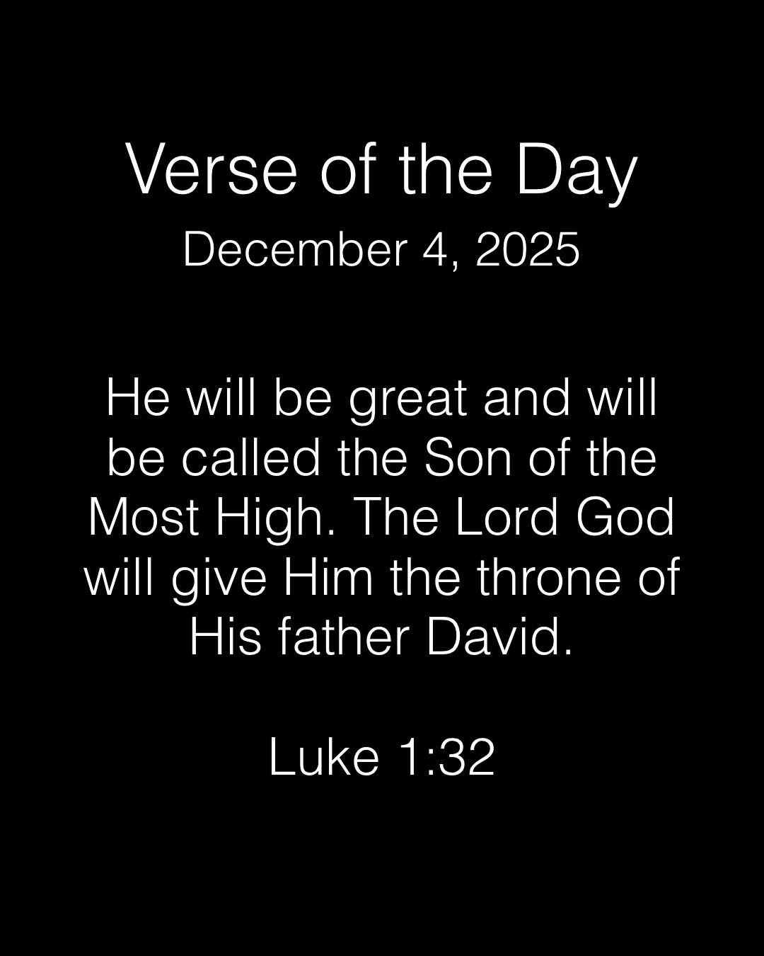 Marcus Stanley - He will be great and will be called the... | Facebook