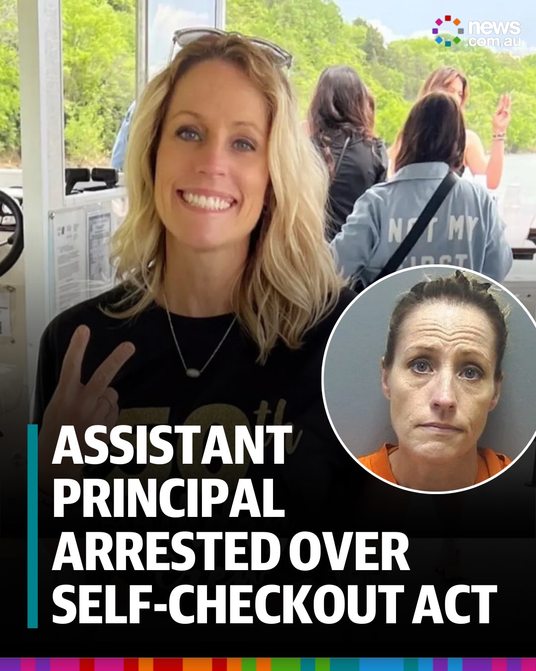 News.com.au - She was arrested after allegedly stealing... | Facebook