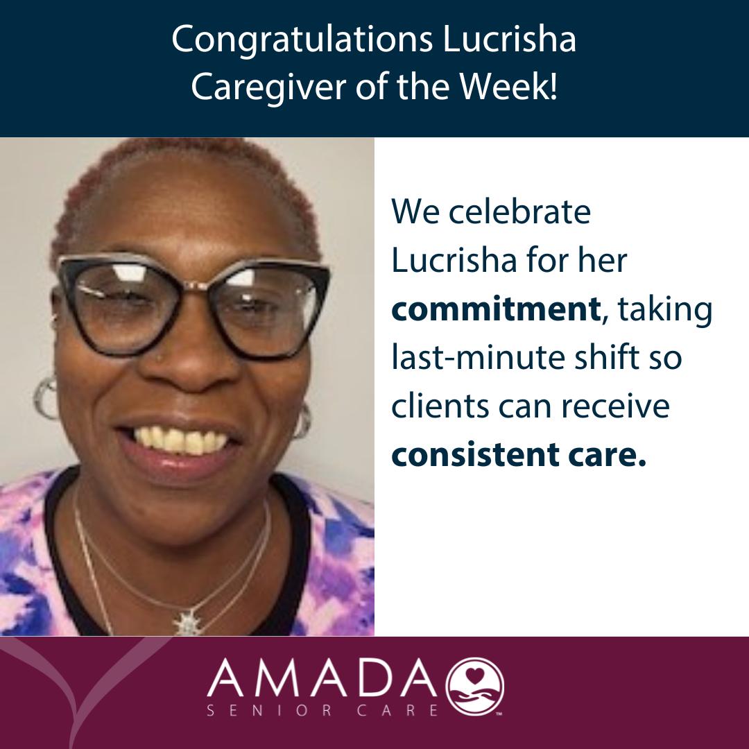 🌟 Caregiver of the Week: Ruth 🌟... - Amada Senior Care | Facebook