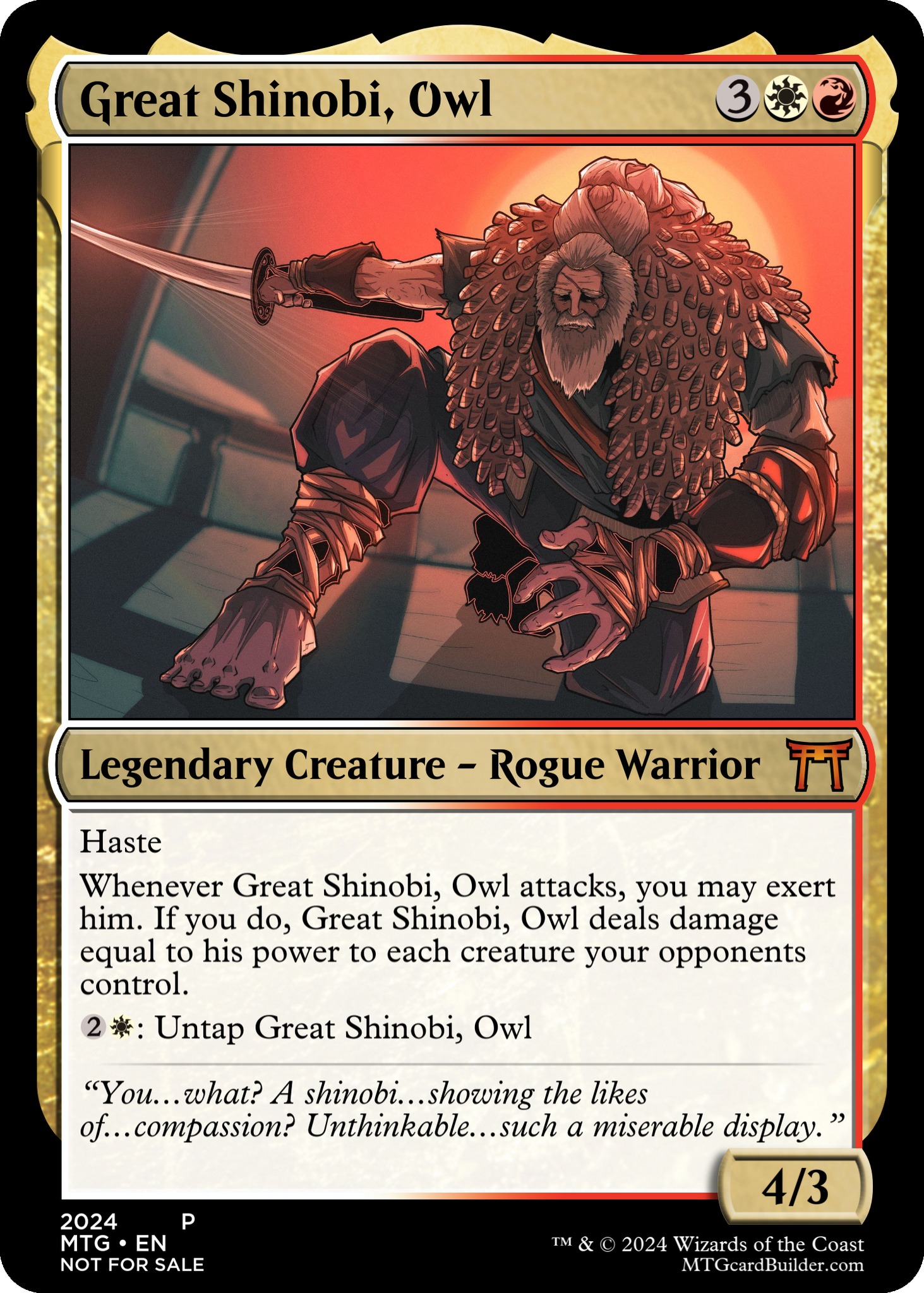 owl mtg cards Magic The Gathering - Outlaws of Thunder Junction Knight Owl gains flying until end of turn Today I finished collecting every