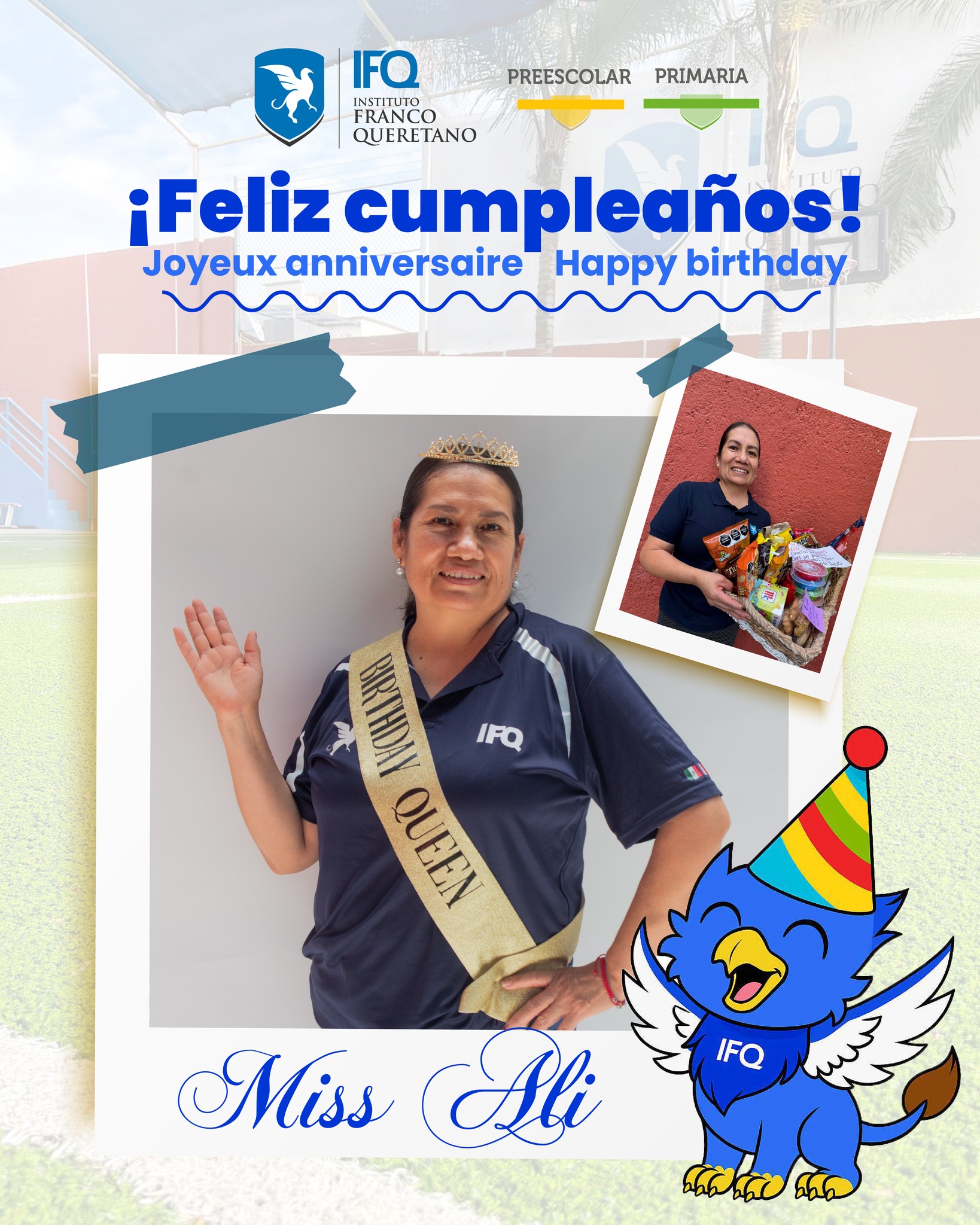 Instituto - 🎉 ¡Celebramos a Miss Ali! 🎉 Gracias por tu gran compromiso ...
