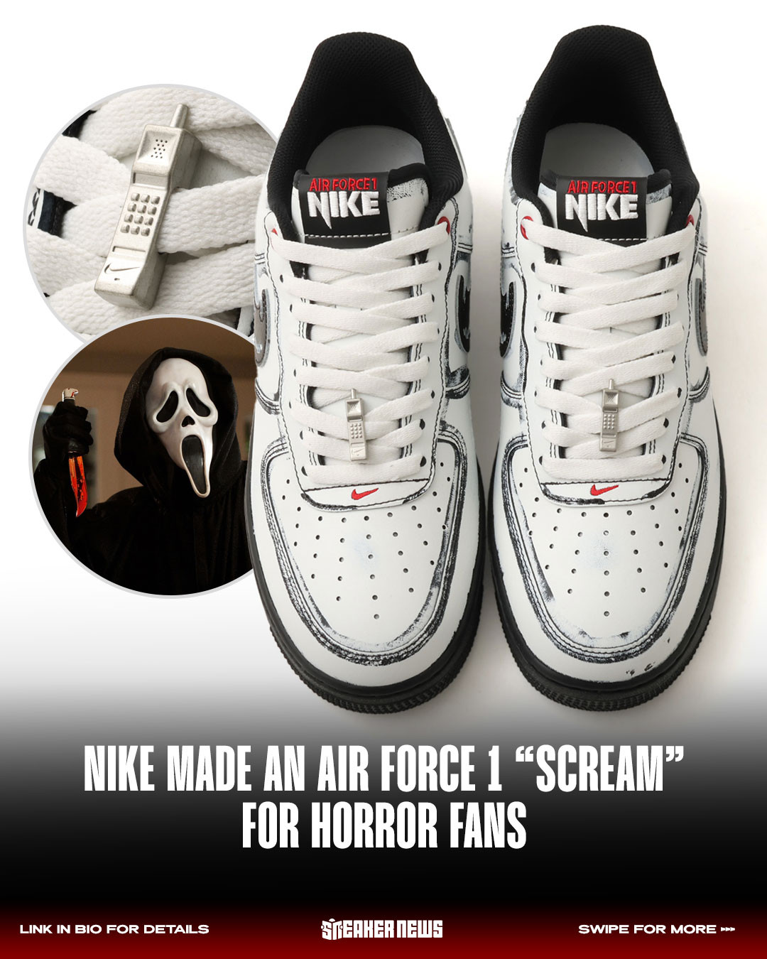 Halloween's coming early. Nike Air Force 1 