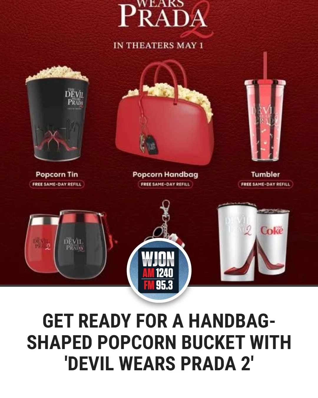 Get Ready For A Handbag-shaped Popcorn Bucket With 'Devil Wears