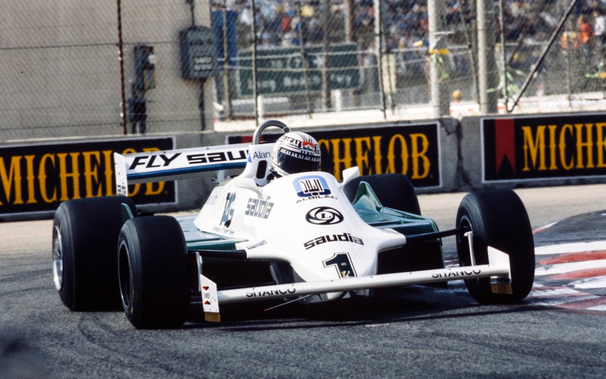 F1 - Alan Jones (Williams) no GP do Oeste dos Estados Unidos de 1981 ...