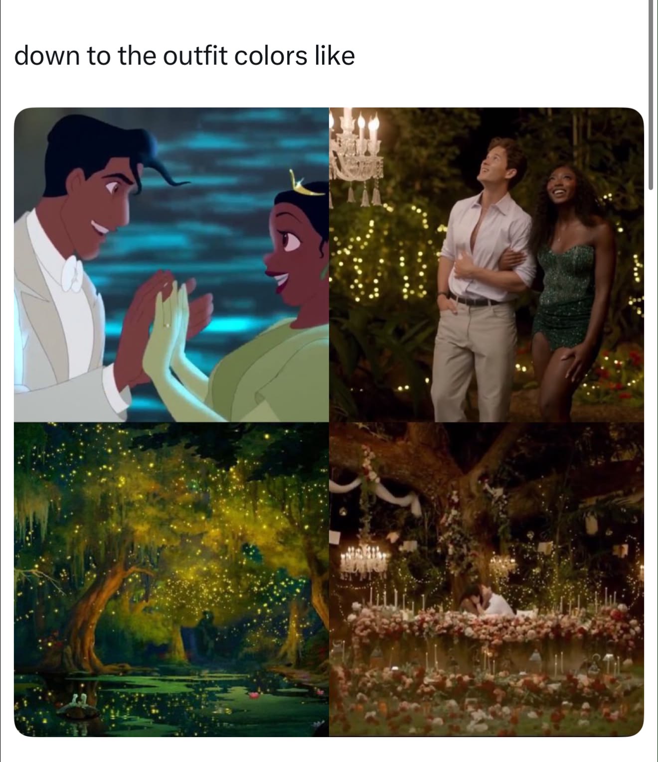 shanice love island green dress 🚨🏝️ Aniya and Carl's final date matching The Princess and the Frog down to the outfit colors… production knew EXACTLY what they were doing. 😭 The dress, Carl's cream outfit, the sizechart_estella-romper-size-chart