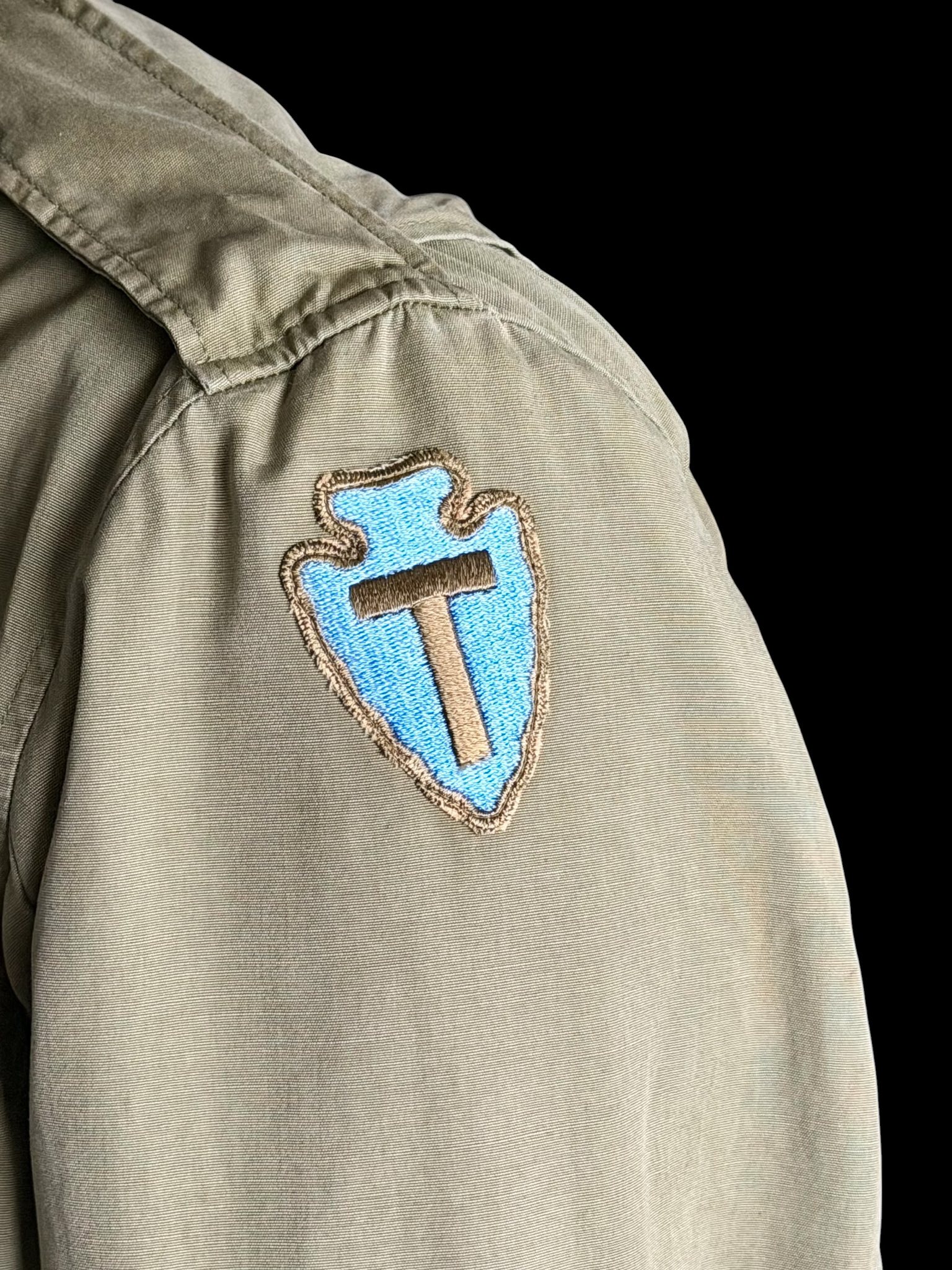 M41 field jacket with 36th infantry division patch
