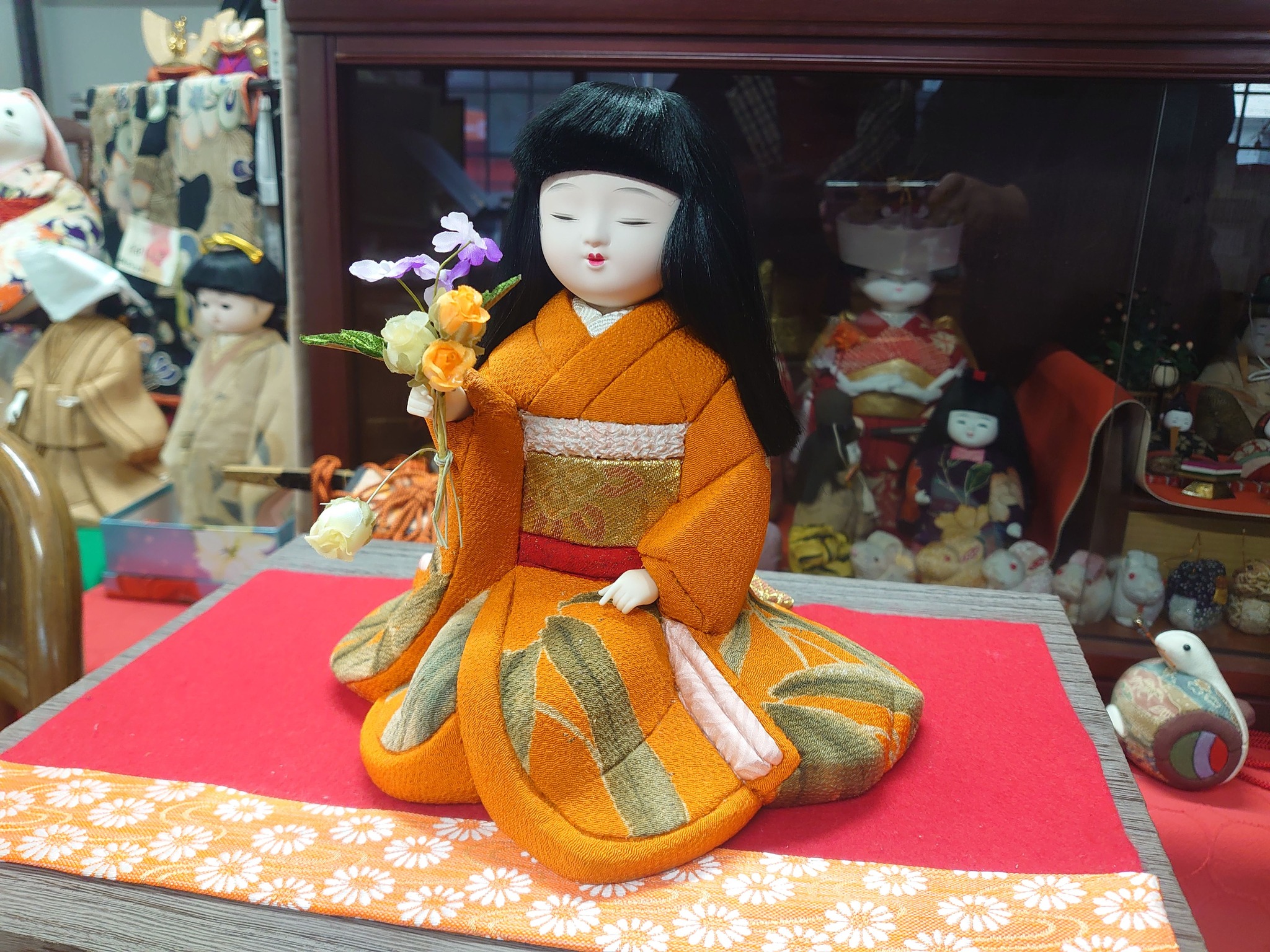 木目込み雛人形 やよい雛 木目込人形：やよい小箱：柿沼東光作｜人形の