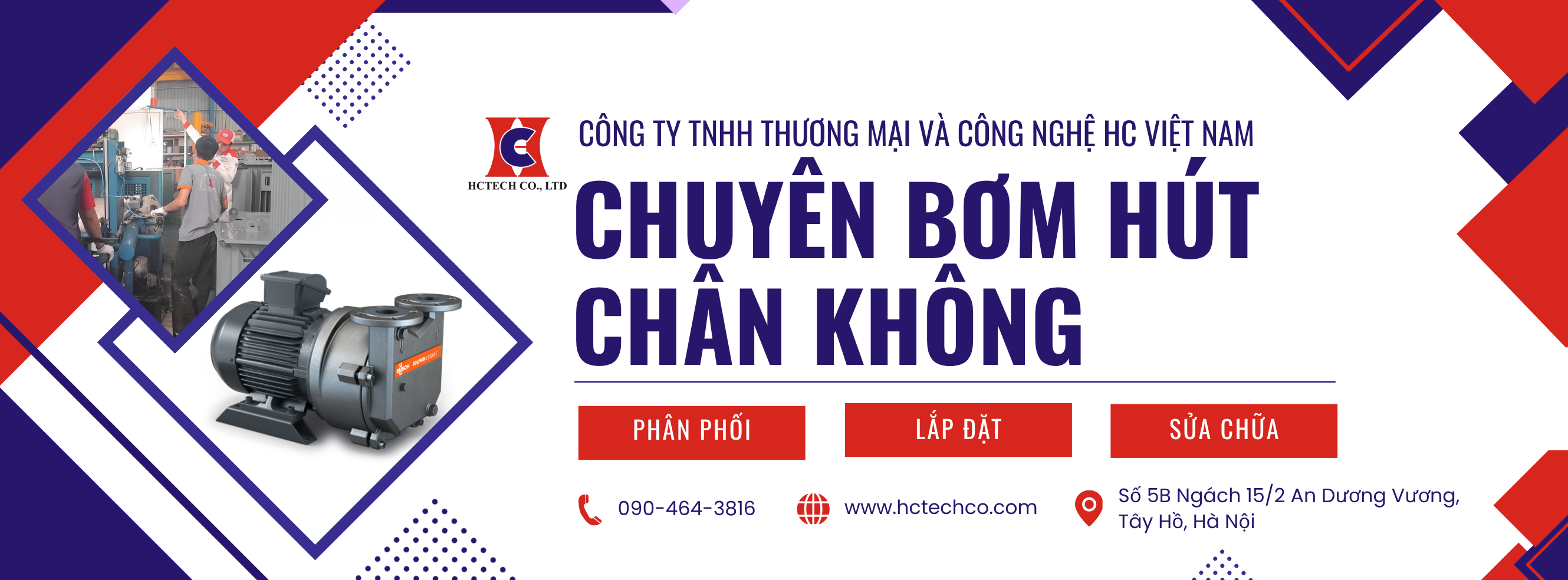 Công ty Bơm chân không Hctech | Hanoi